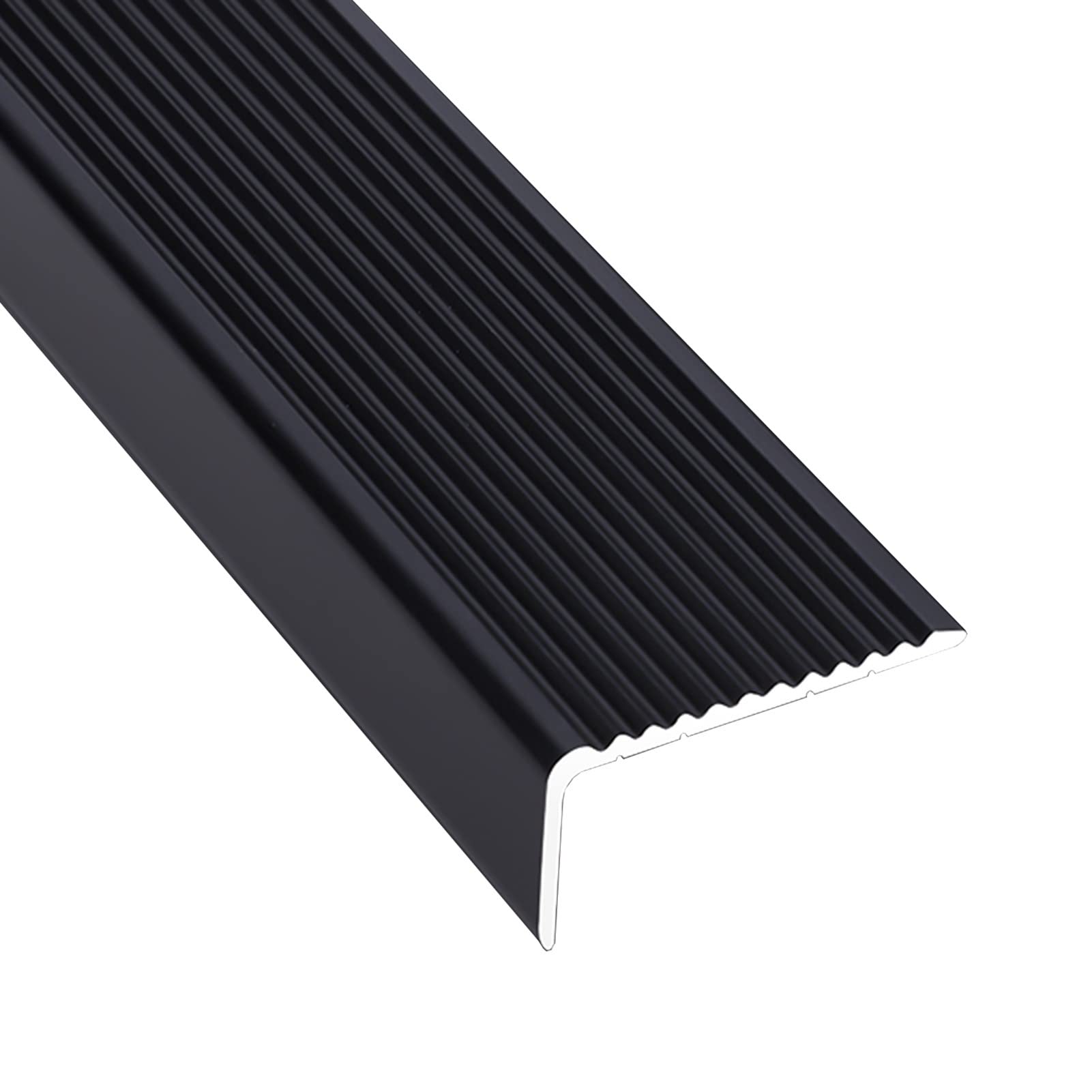 MIWOOYY Non-Slip Aluminum Stair Nosing Strip - 4cm x 2cm (1.6