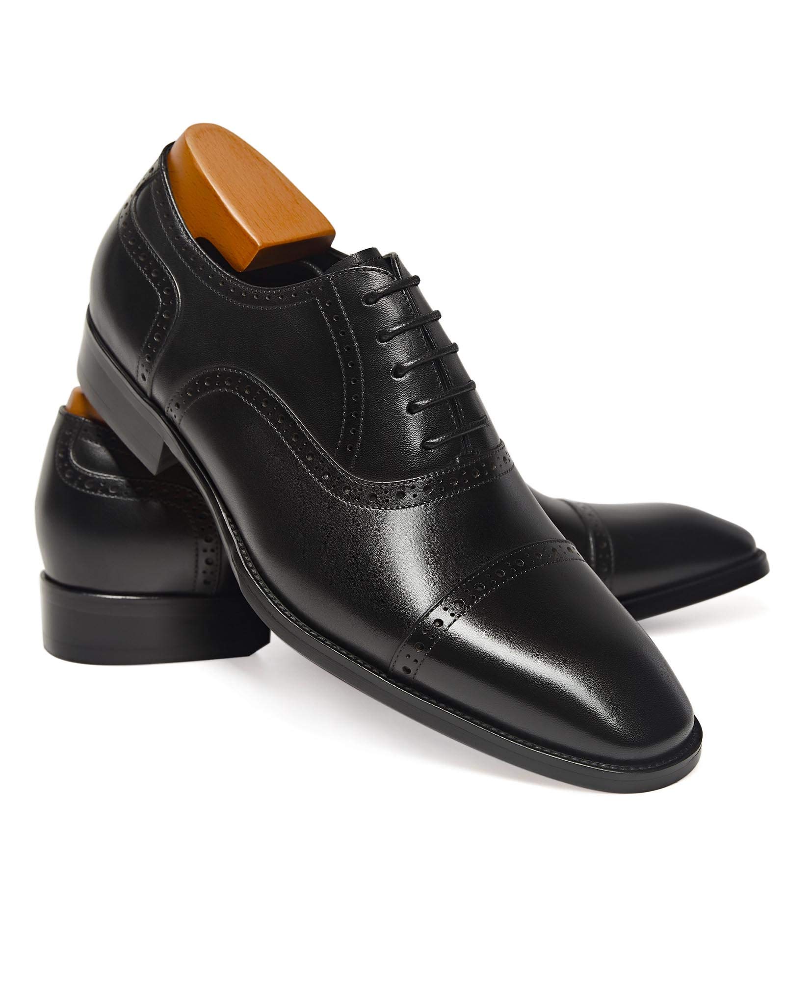 Premium Men's Oxford Dress Shoes - Classic Formal Leather Shoes for Business & Wedding - Comfortable & Stylish for Office, Parties & Special Occasions