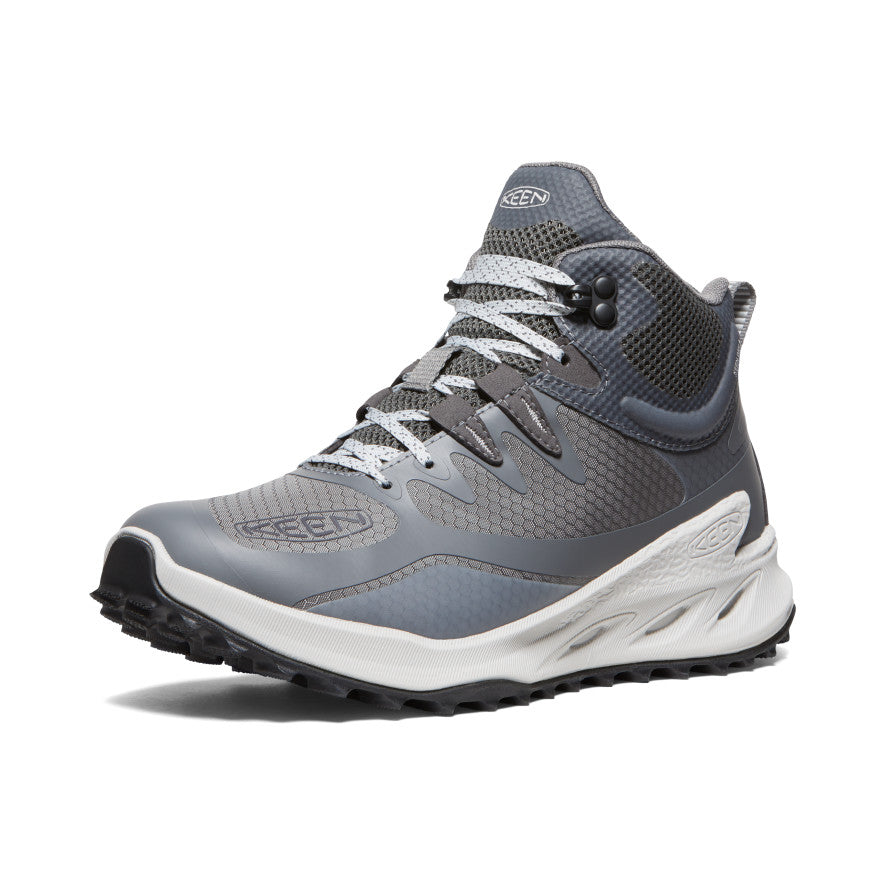 Women's Zionic Waterproof Hiking Boots - Steel Grey/Magnet | Lightweight Non-Slip Outdoor Shoes for Trail Walking, Camping & Mountain Climbing