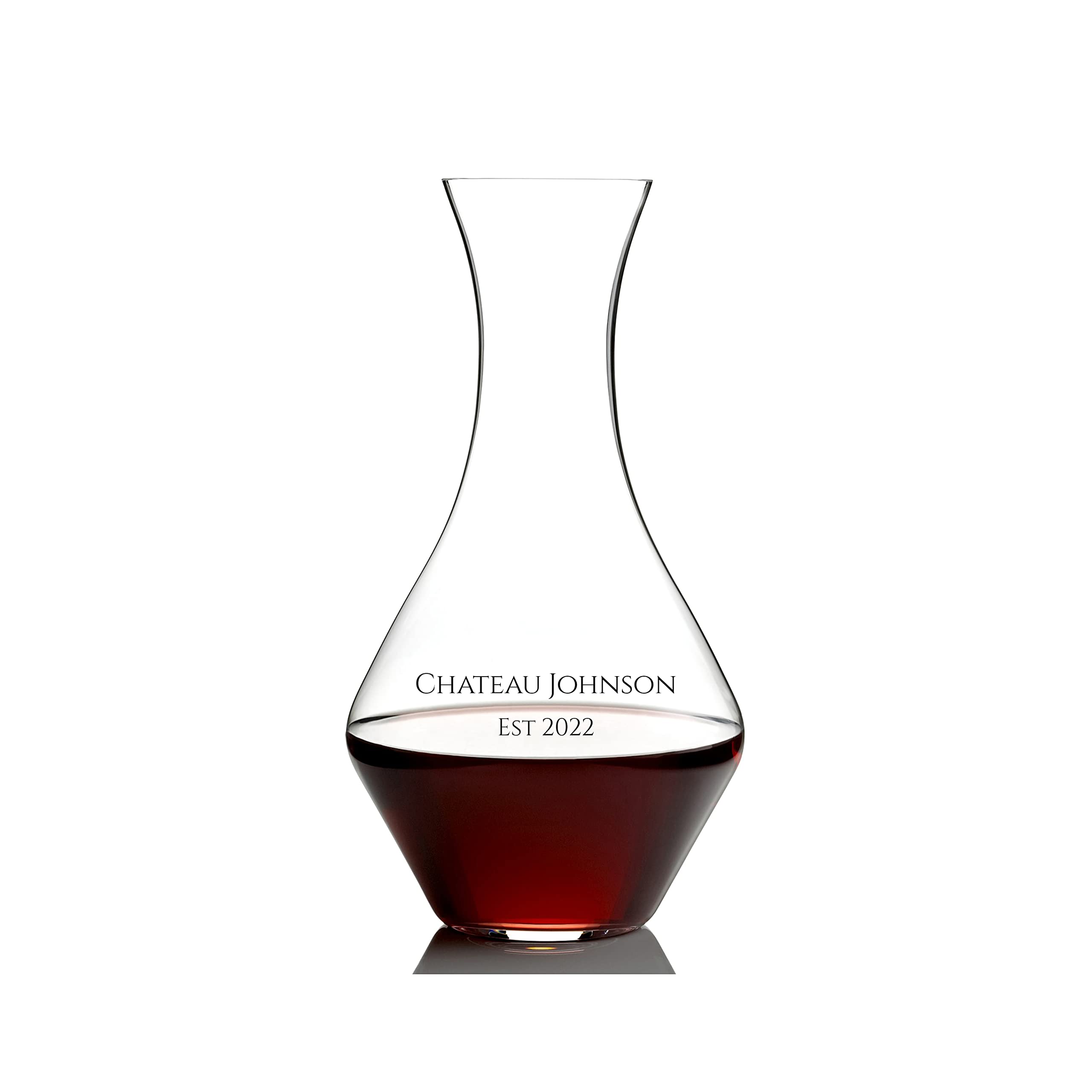 64oz Cabernet Magnum Wine Decanter - Large Crystal Glass Decanter for Red & White Wine - Custom Engraved Home Bar Accessories - Perfect Gift for Wine Lovers - Ideal for Dinner Parties, Wine Tasting & Special Occasions