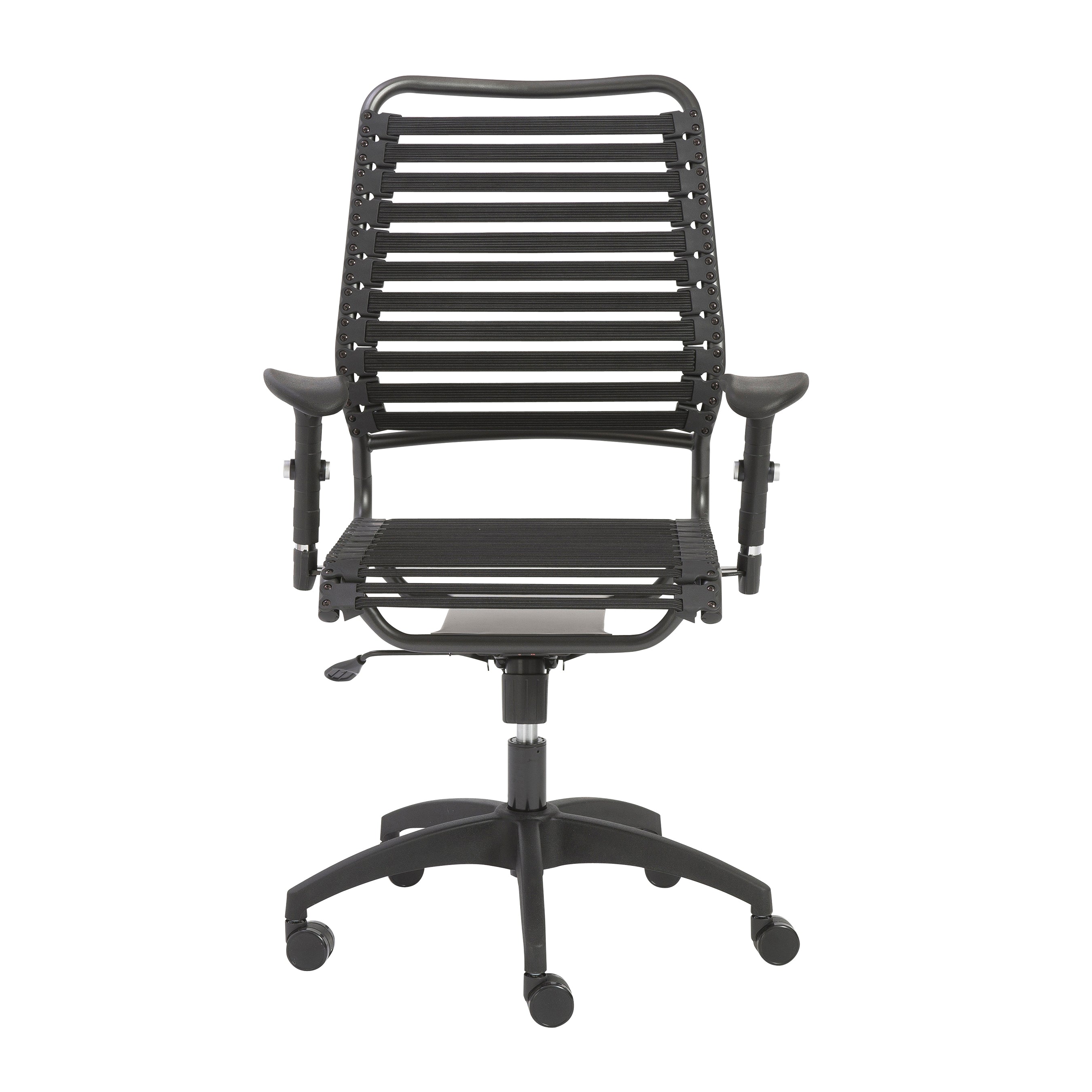 Ergonomic High Back Office Chair - Black Mesh with Graphite Frame & Swivel Base for Home Office, Gaming & Workspace Comfort