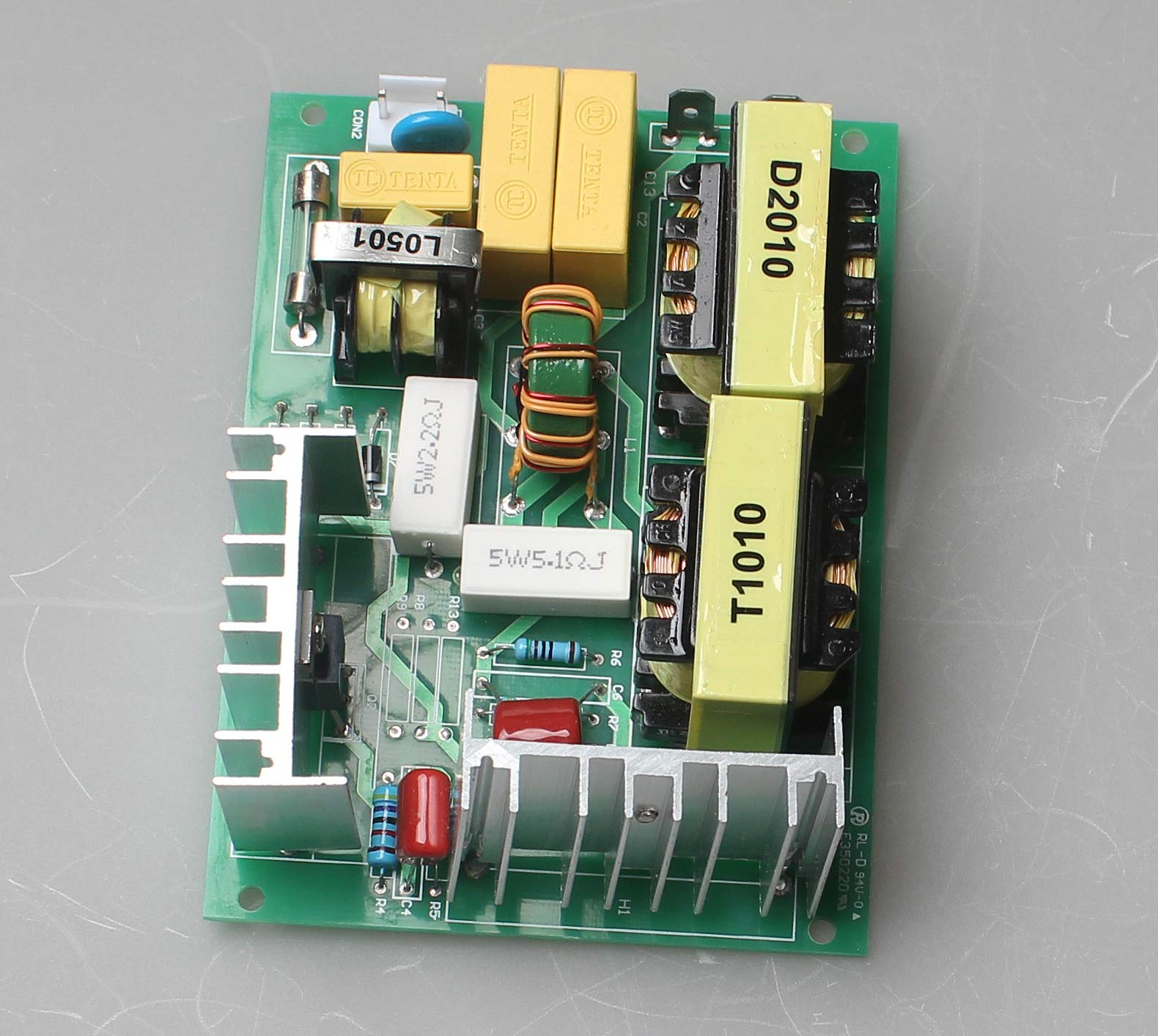 MXBAOHENG 120W Ultrasonic Cleaner Power Driver Board - 220V Ultrasonic Generator Transducer for Cleaning Machines (Jewelry, Glasses, Dentures) - Integrated Circuit with High Efficiency