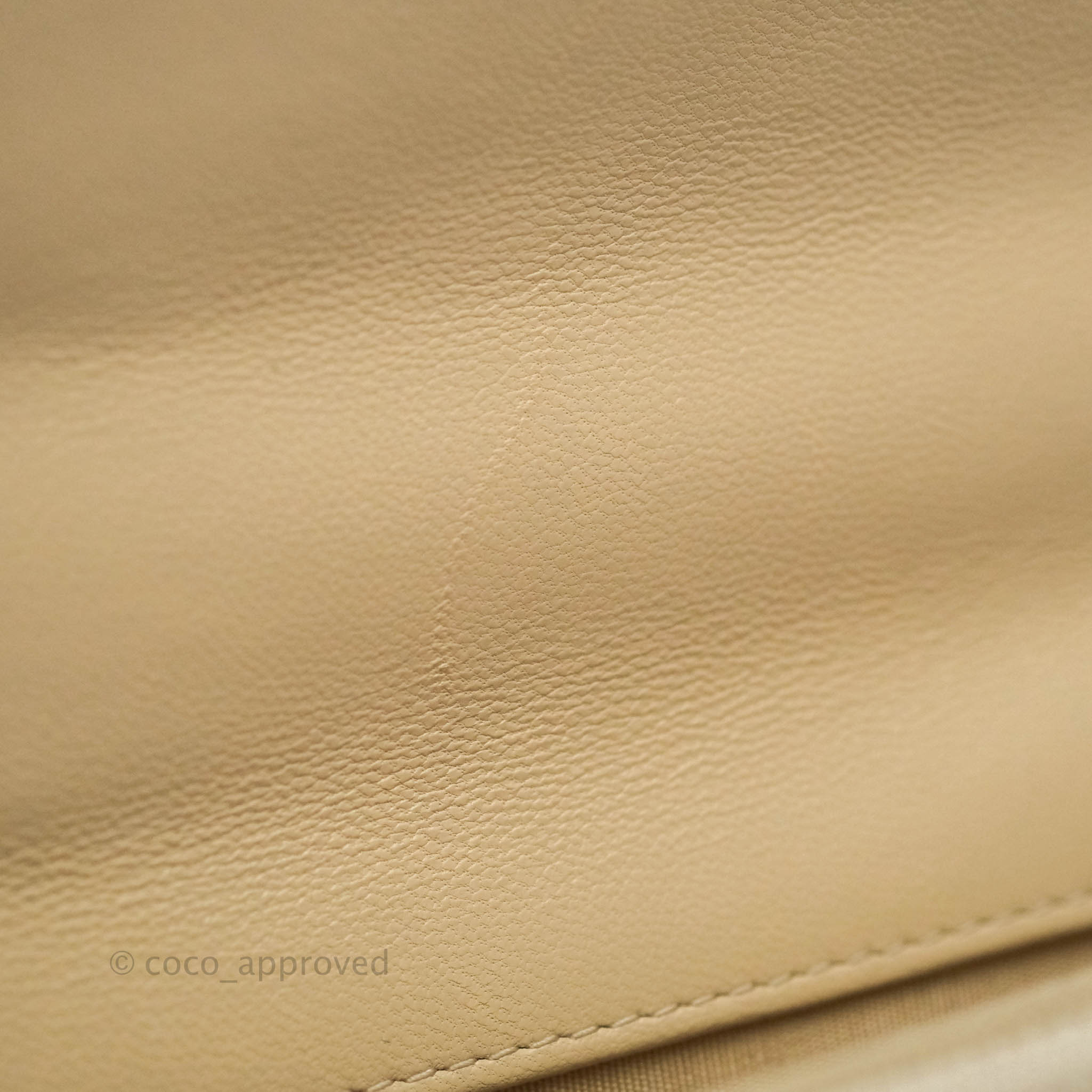 Chanel 19 Quilted Wallet on Chain WOC in Beige Goatskin with Mixed Hardware - Luxury Crossbody Bag for Women, Perfect for Evening Events & Daily Use