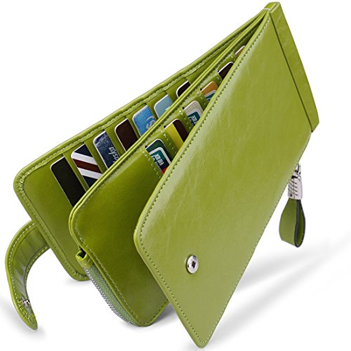 Oil Wax leather Green