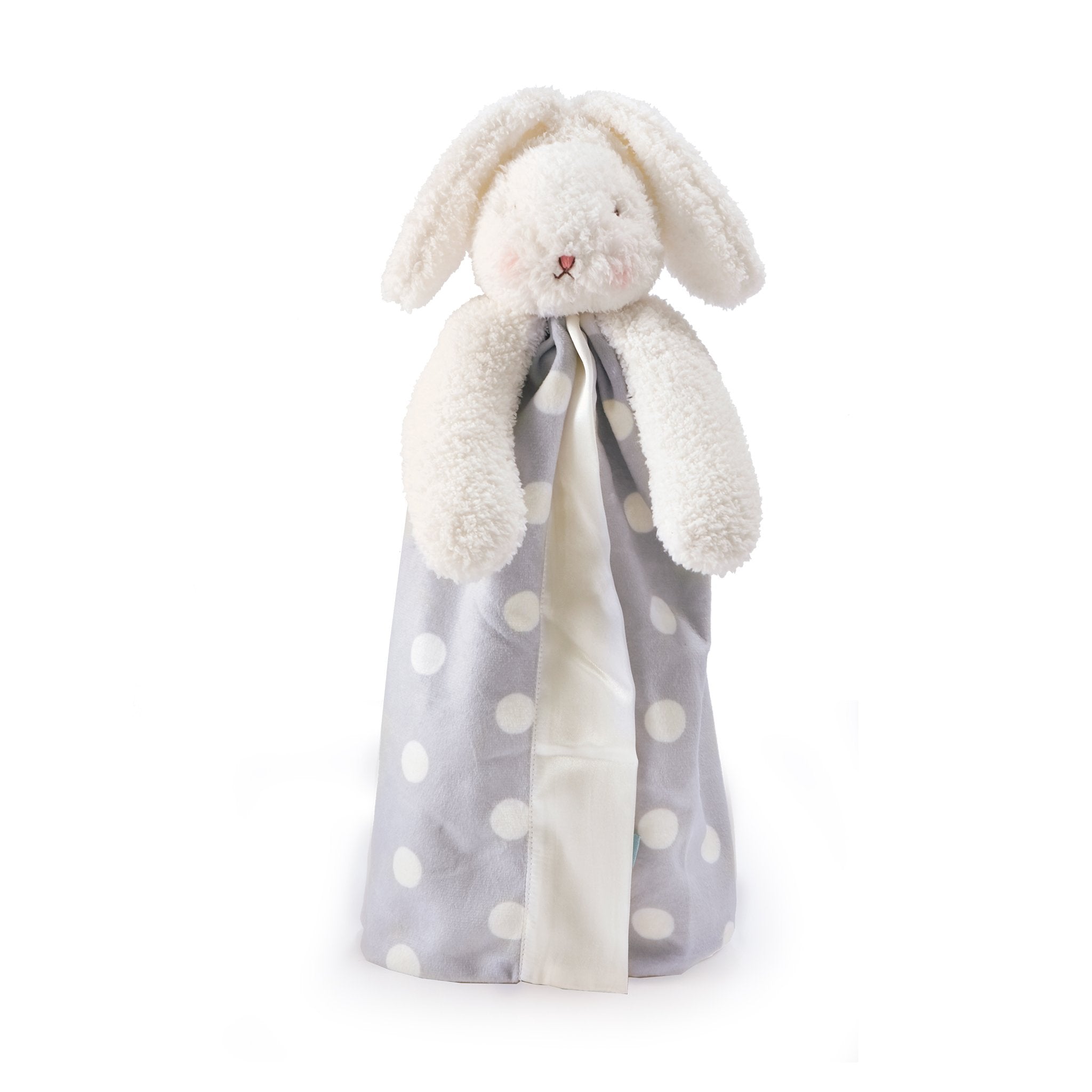 Bloom Bunny Polka Dot Buddy Blanket - Soft & Cozy Floral Design for Kids & Adults - Perfect for Nursery, Bedroom, or Outdoor Picnics