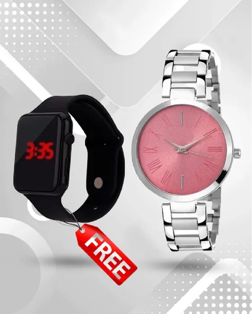 Stylish Women's Combo Watches Set (SR-493 AT-4931) - 2 Pack Fashion Watch Gift for Her - Perfect for Everyday Wear, Office & Special Occasions