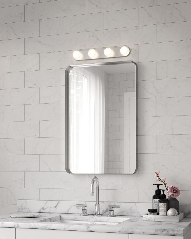 Kuzco Lighting VL63416-BK Rezz Modern LED Bathroom Vanity Light Fixture in Black - Perfect for Contemporary Home & Hotel Decor