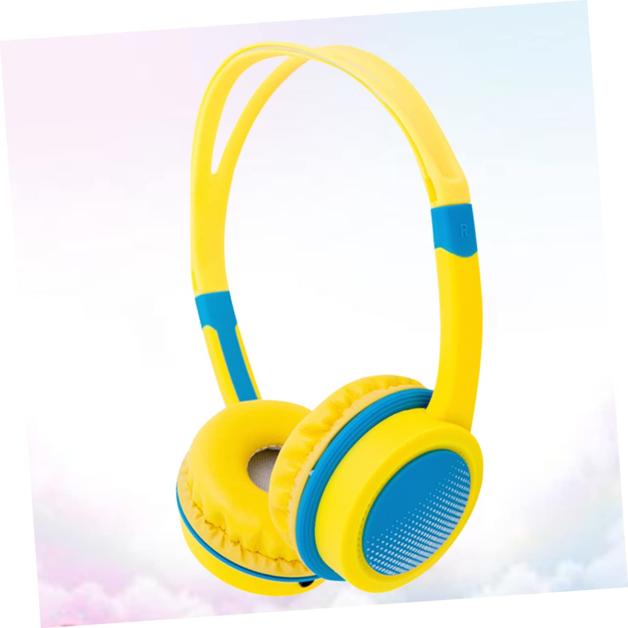 KONTONTY Kids Headphones with 85dB Volume Limiter - Safe Ergonomic Over-Ear Headset with Heavy Bass & Wire Control - Perfect for Online Learning, Travel & Home Use