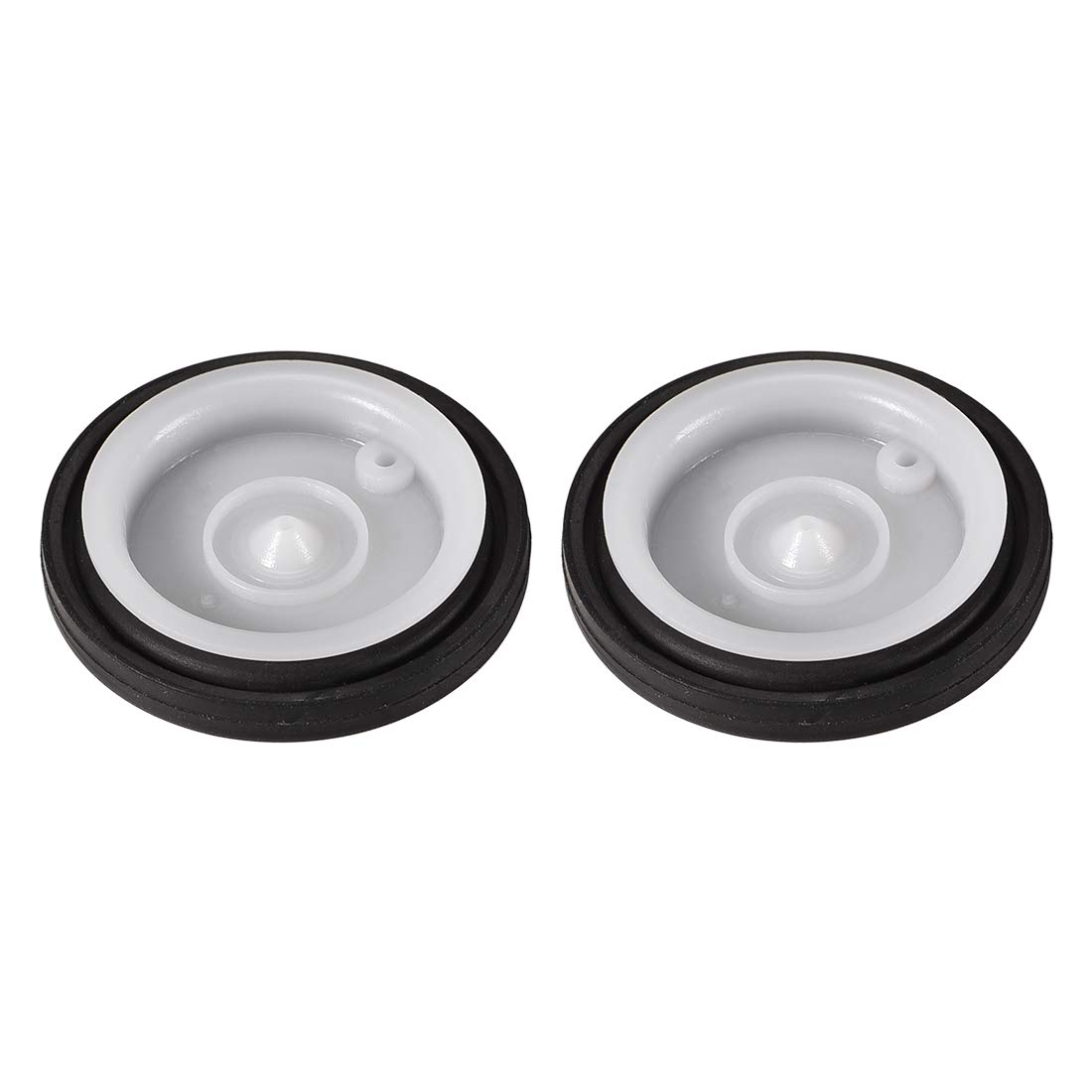uxcell 1/2'' Thread Solenoid Valve Water Inlet Seal Ring Gasket - Normally Closed Seals & Sealant Kit (2-Pack) - Perfect for Plumbing Repairs, Water Dispensers & Irrigation Systems
