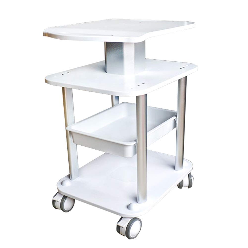Multifunction Portable Hand Truck - Modern Salon Rolling Utility Cart with Wheels & Casters, 50Kg Capacity | Beauty Salon, Spa, Home & Office Use