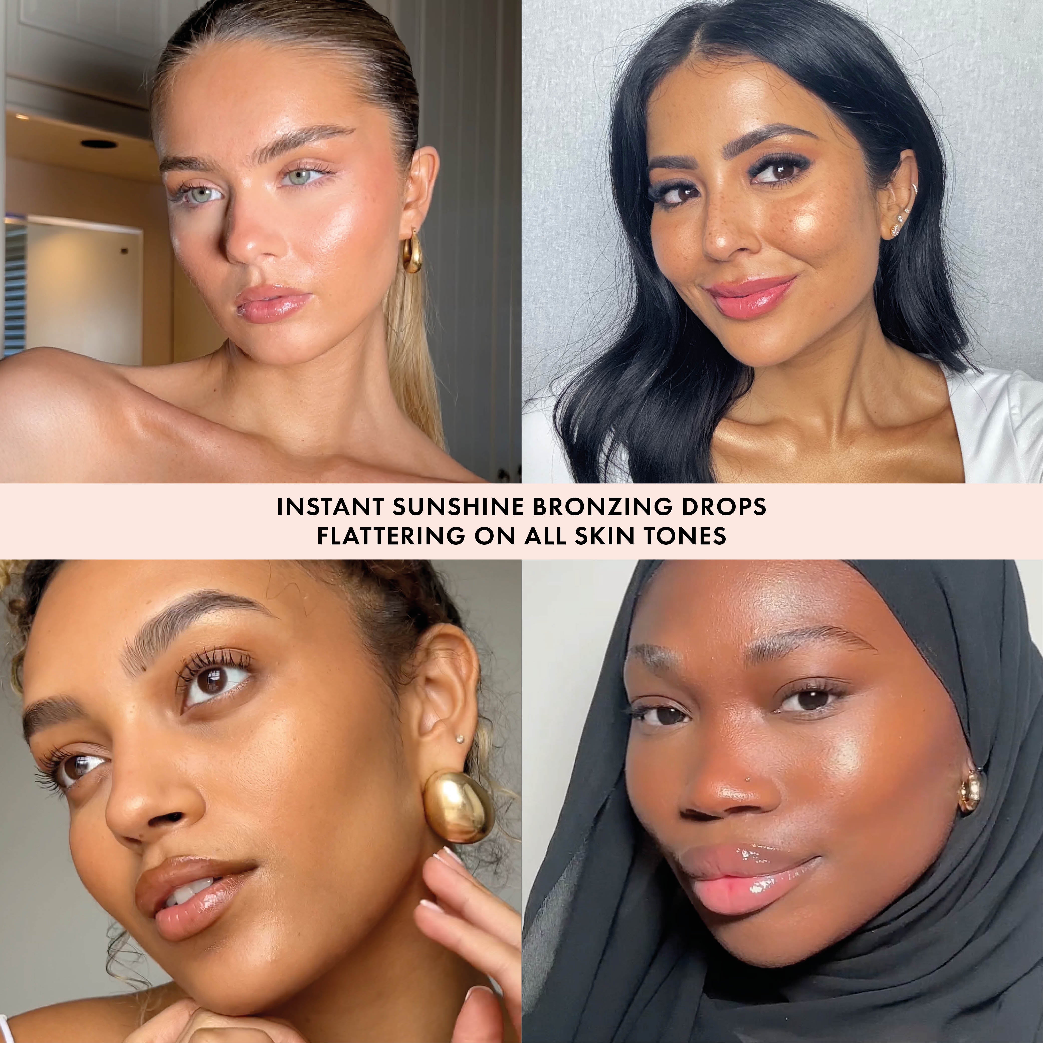 Instant Sunshine Bronzing Drops - Natural Self-Tanner for Face & Body - Achieve Sun-Kissed Glow Year Round - Perfect for Beach, Vacation & Everyday Radiance