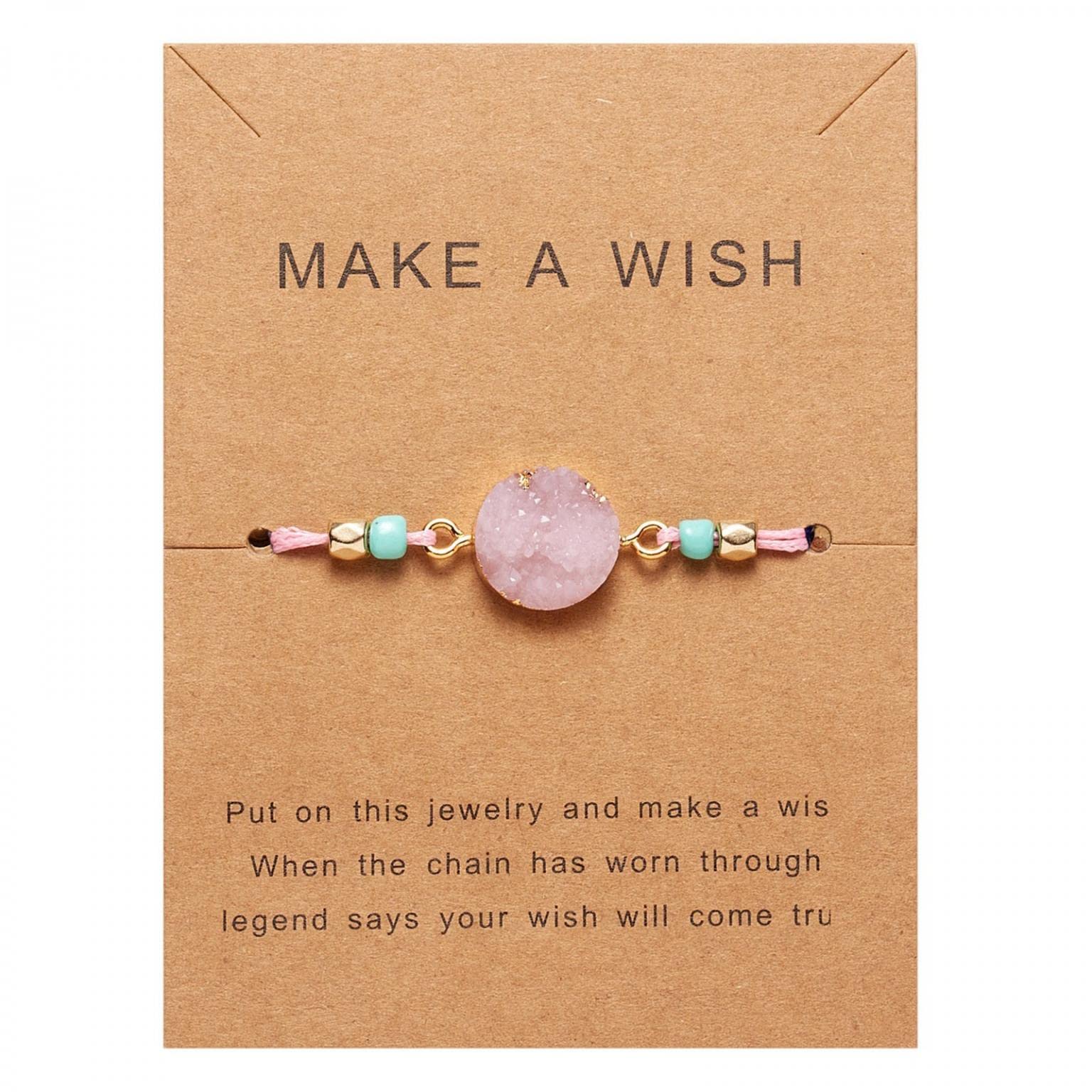 Exquisite Handmade Resin Bracelet with Wish Paper & Crystal - Romantic Couple's Gift, Friendship Jewelry for Women & Men | Perfect for Anniversaries, Valentine's Day & Special Occasions