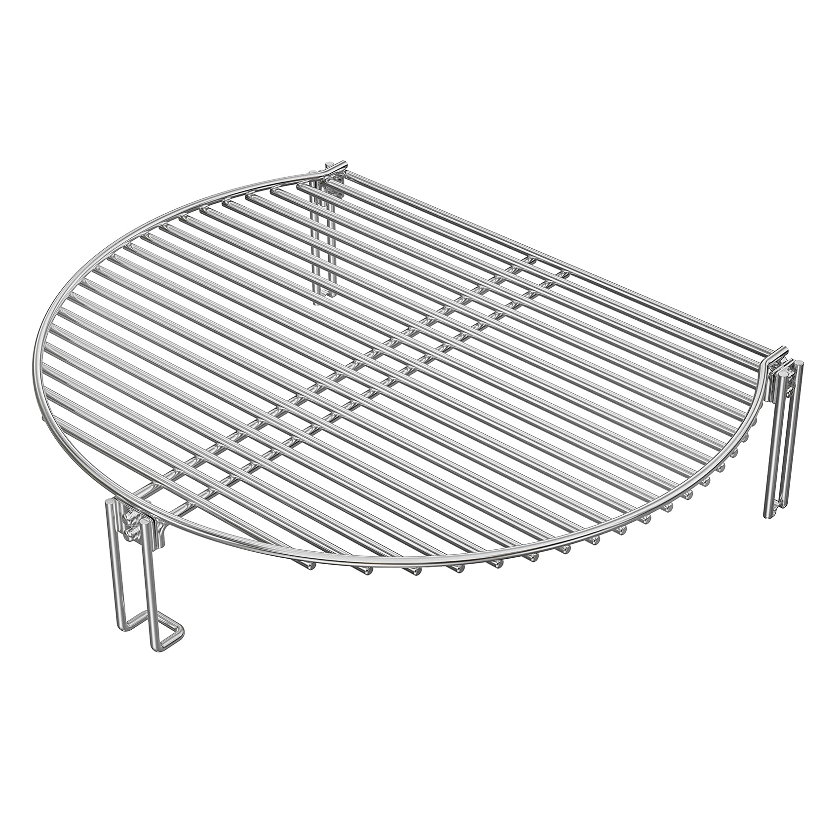 Onlyfire Stainless Steel Grill Expander Cooking Grate - Universal Fit for Weber, Char-Broil, Big Green Egg, Kamado Joe & More - Perfect for Grilling, Smoking & BBQ Parties