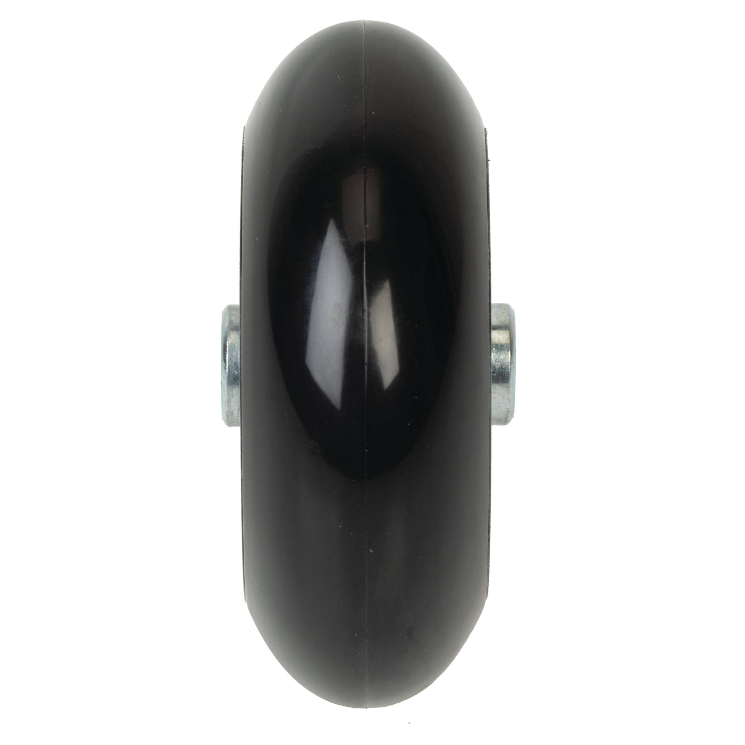 Hartmann 70mm Black Plastic Wheel with Flat Bearing - L-3799 | Ideal for Carts, Furniture, and Industrial Equipment