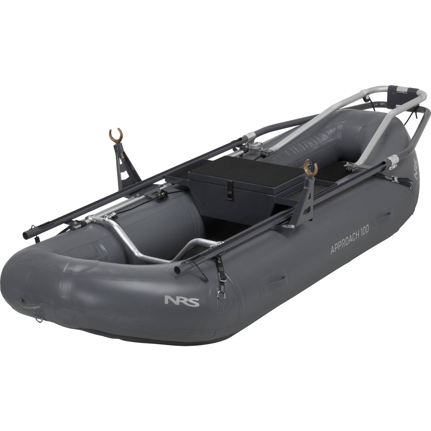 NRS Approach 100 Fishing Raft Package - Inflatable Fishing Boat with Oars & Pump - Perfect for Fly Fishing, River Adventures & Outdoor Recreation