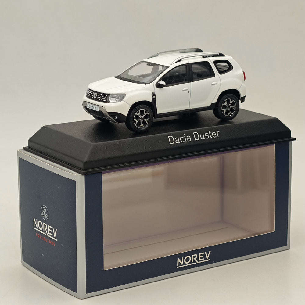 1/43 Scale Norev Dacia Duster 2020 Glacier White Diecast Model Car - Limited Edition Collectible for Display & Gift Giving - Perfect for Car Enthusiasts, Model Collectors, and Home/Office Decoration