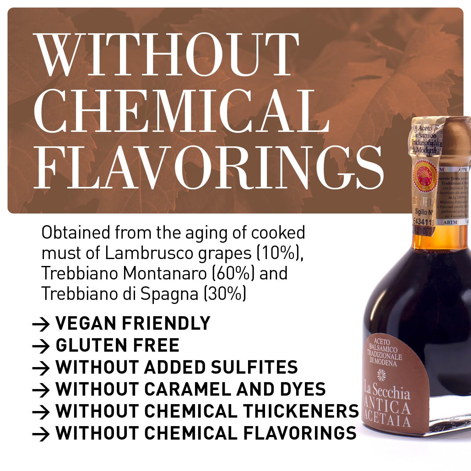Premium Aged Balsamic Vinegar of Modena - Extra Vecchio 25 Years, 100ml Italian Gourmet Vinegar with Gift Box & Glass Dispenser - Perfect for Salads, Cheese Pairing & Gourmet Cooking