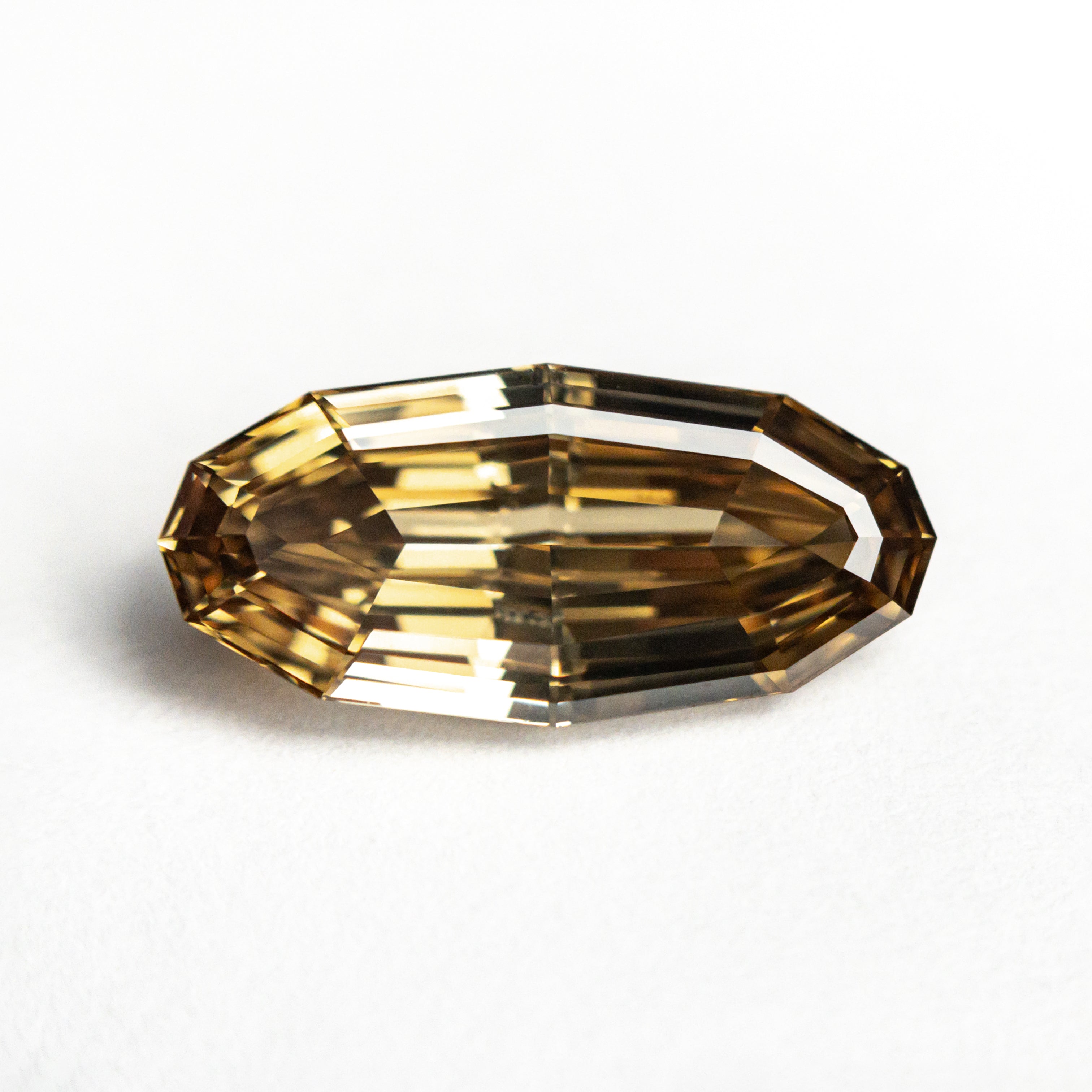 2.02ct GIA Certified VVS1 Fancy Yellow Brown Oval Step Cut Diamond (13.01x6.09x3.28mm) - Geo 26179 01 - Perfect for Engagement Rings & Luxury Jewelry