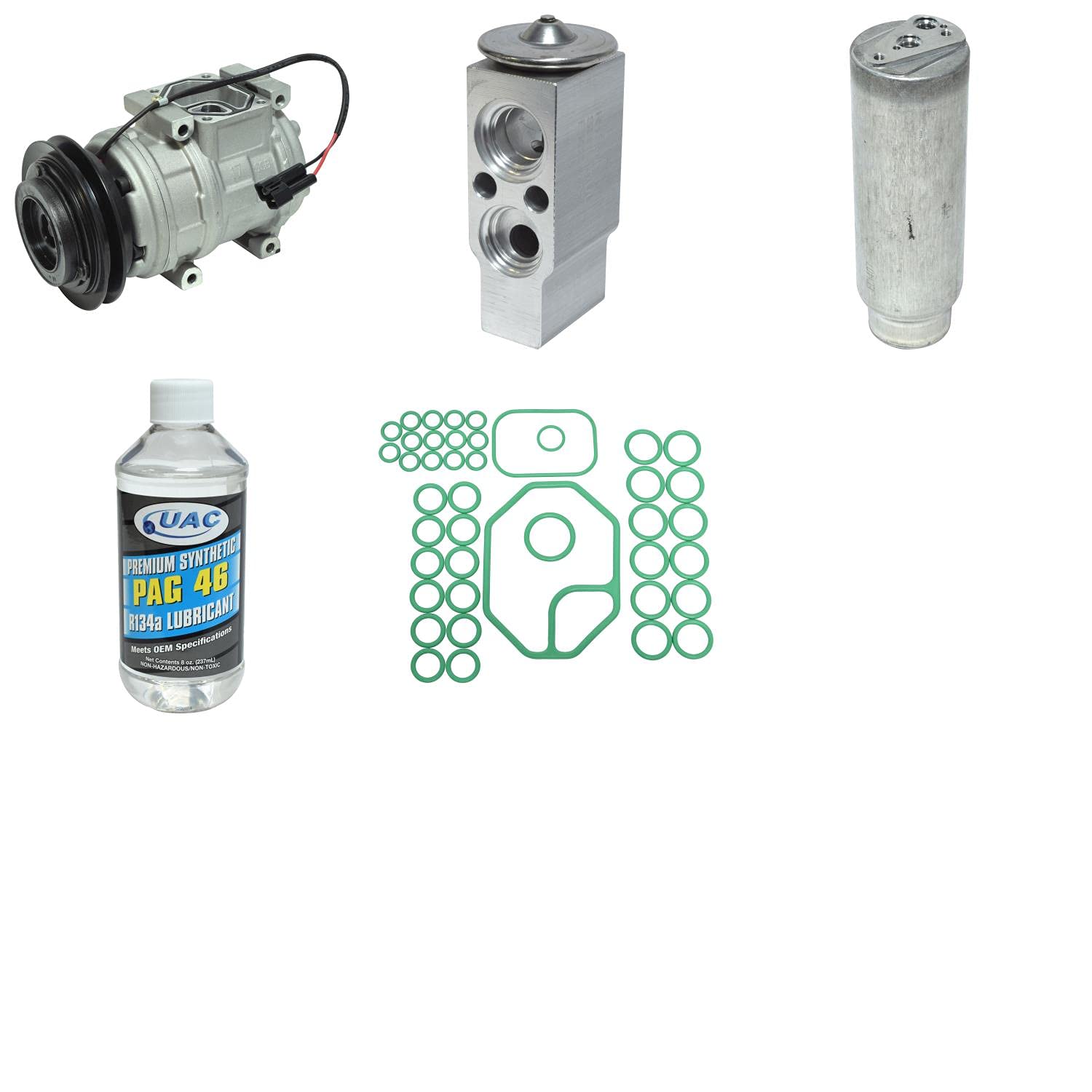 Universal KT 3830 Air Conditioner Compressor Kit - Complete A/C Component Set for Car & Truck HVAC Systems - Perfect for AC Repair & Maintenance
