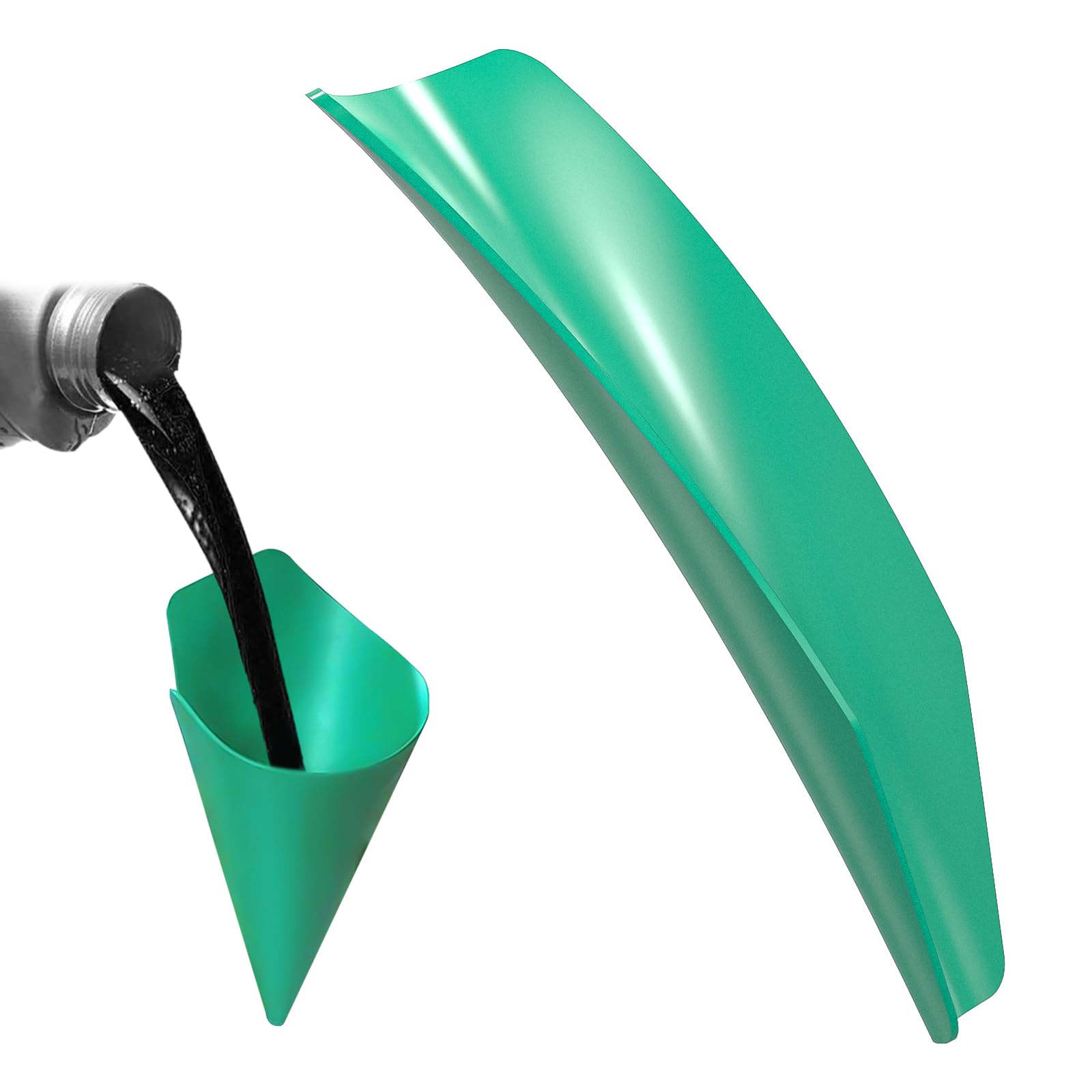 Foldable Flexible Oil Funnel for Automotive - Flexible Oil Change Funnel Tool with Easy Cleaning - Perfect for DIY Car Maintenance & Motorcycle Oil Changes