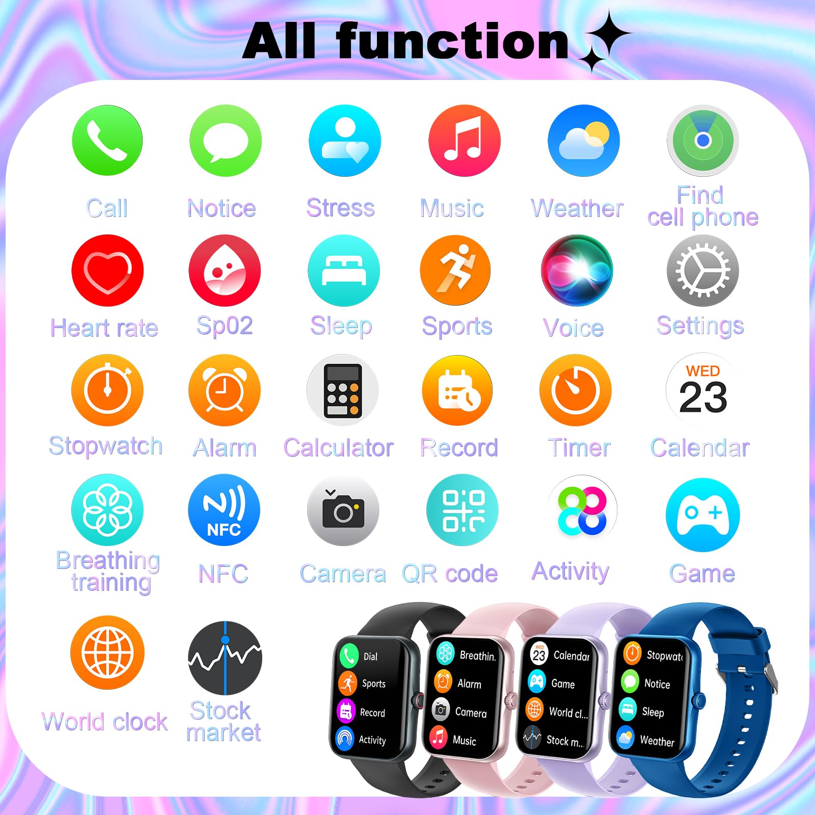 Smart Watch for Kids - 1.84