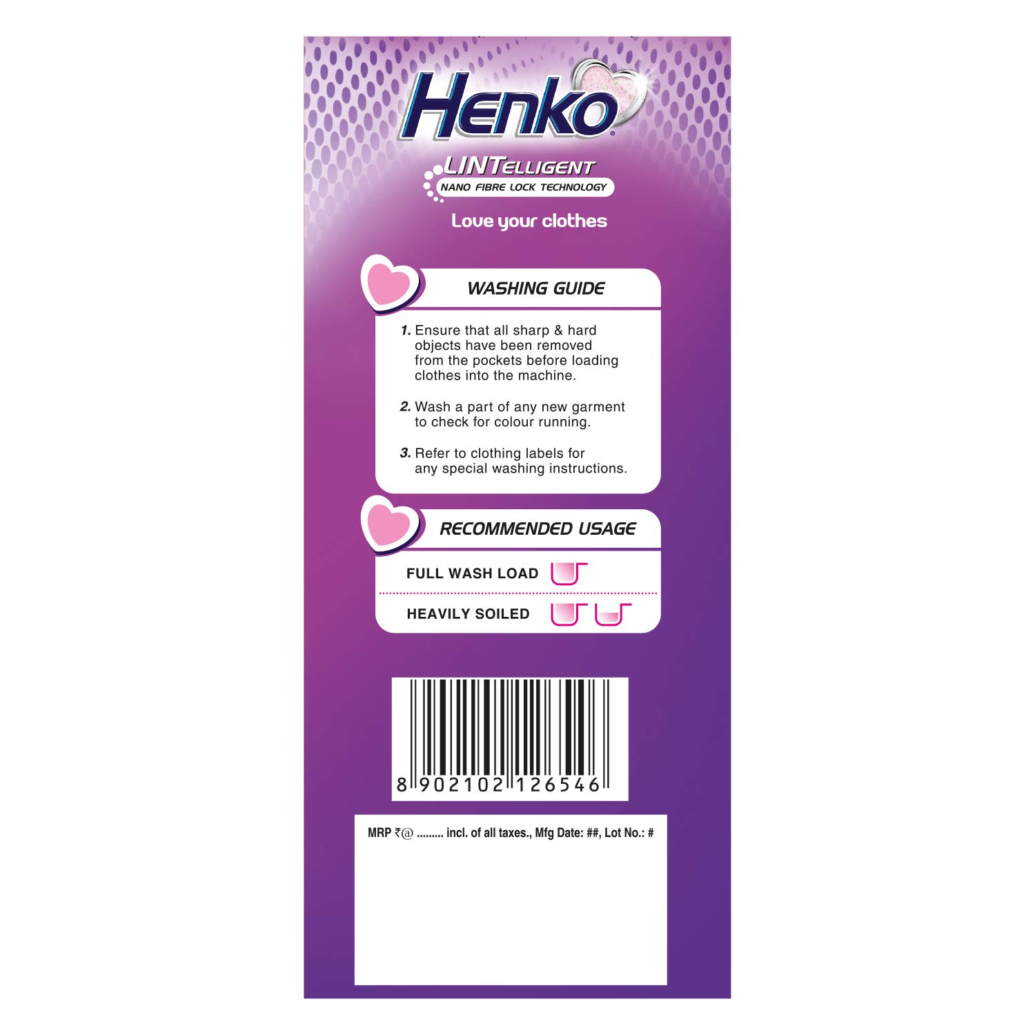 Henko Matic Top Load Detergent Powder 1KG - Powerful Laundry Detergent for Tough Stain Removal with Nano Fiber Lock Technology | Ideal for Top-Loading Washing Machines, Perfect for Family Laundry & Deep Cleaning