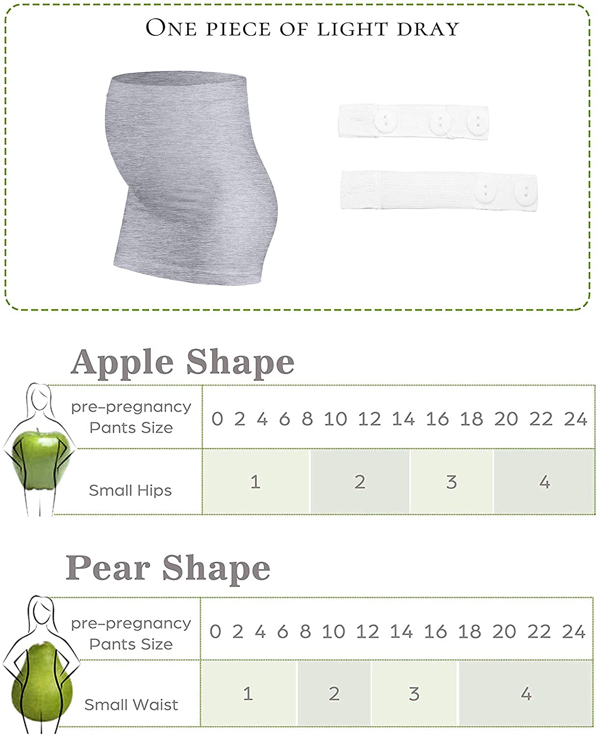 Best Maternity Belly Bands for Pregnant Women - Supportive Pregnancy Band for Pants & Jeans - Comfortable Postpartum Belly Wrap - Perfect for Everyday Wear, Work & Post-Delivery Recovery