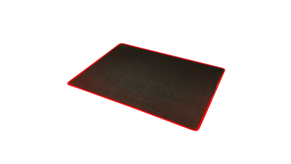 Fantech Gaming Mouse Pad 350x250x4mm Non-Slip Rubber Base - Large Extended Mouse Mat for PC, Laptop, Office & Esports Gaming (Black) | Smooth Surface for Precision Control | Perfect for Work, Gaming & Graphic Design