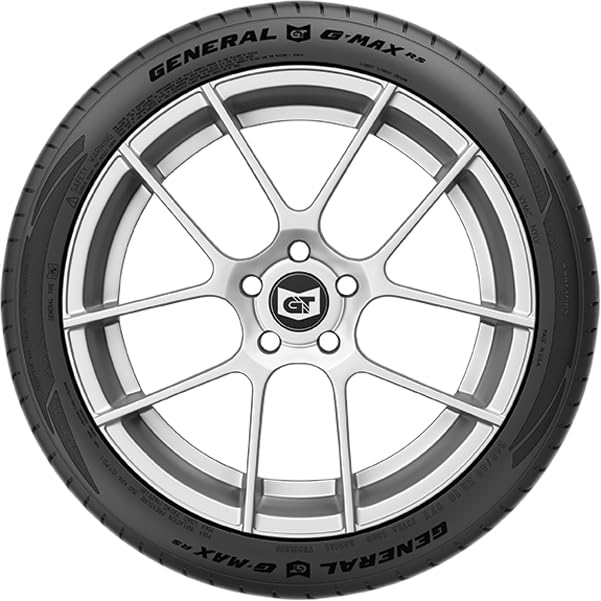 General GMAX RS High Performance Radial Tire - 245/40ZR17 91W Speed Rating - Ultra Grip for Sports Cars & High-Speed Driving