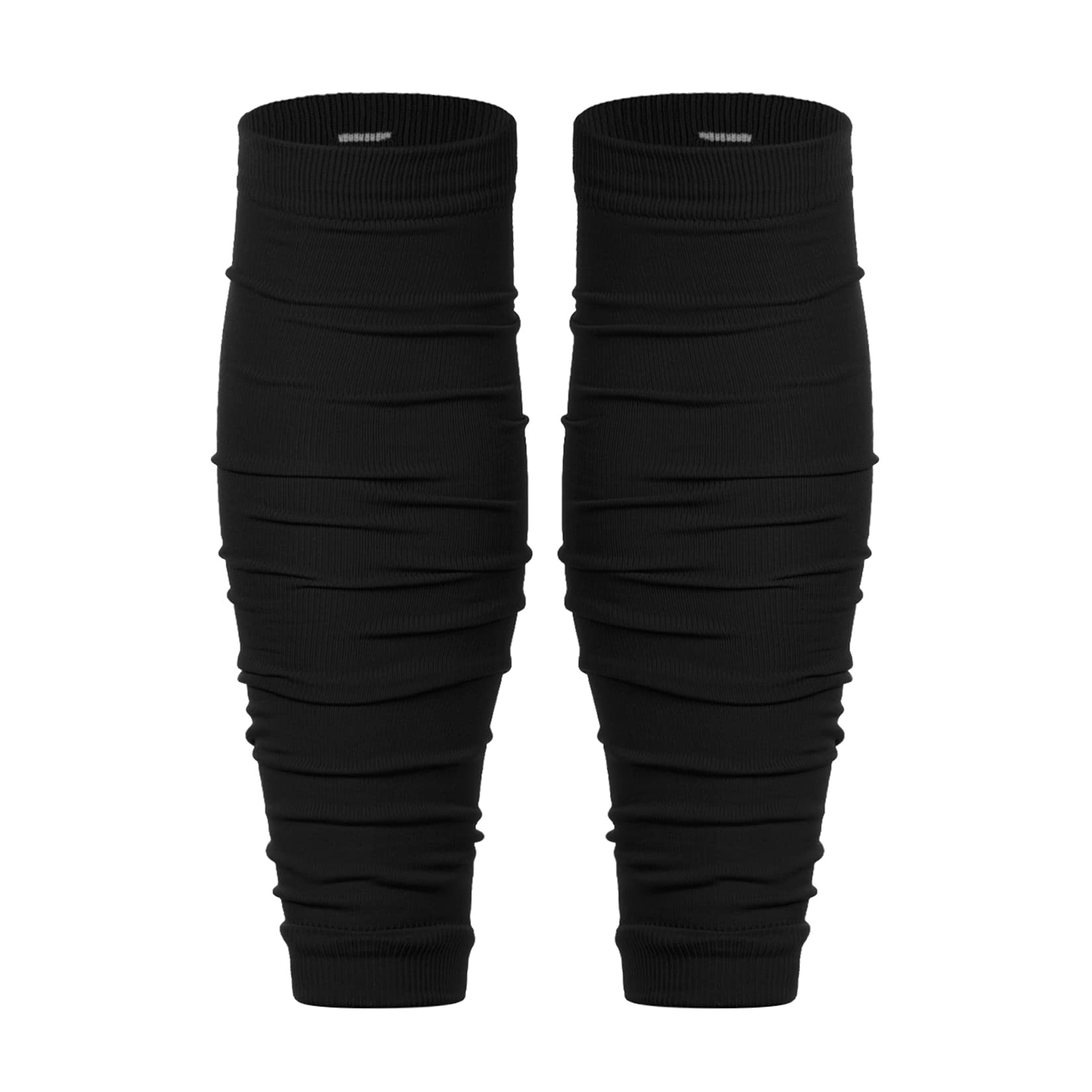 Century Star Football Compression Leg Sleeves for Men - Calf Support Sleeves, Leg Warmers & Scrunched Socks with Backplate - Ideal for Football Training, Running & Sports Recovery
