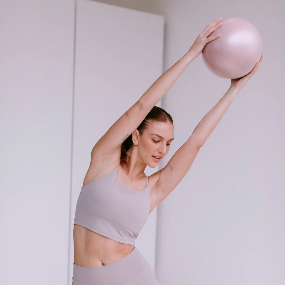 Premium Yoga Exercise Ball for Pilates, Core Workouts & Stability Training - Anti-Burst Fitness Ball for Home Gym, Office & Physical Therapy - Ideal for Balance, Strength & Flexibility Exercises