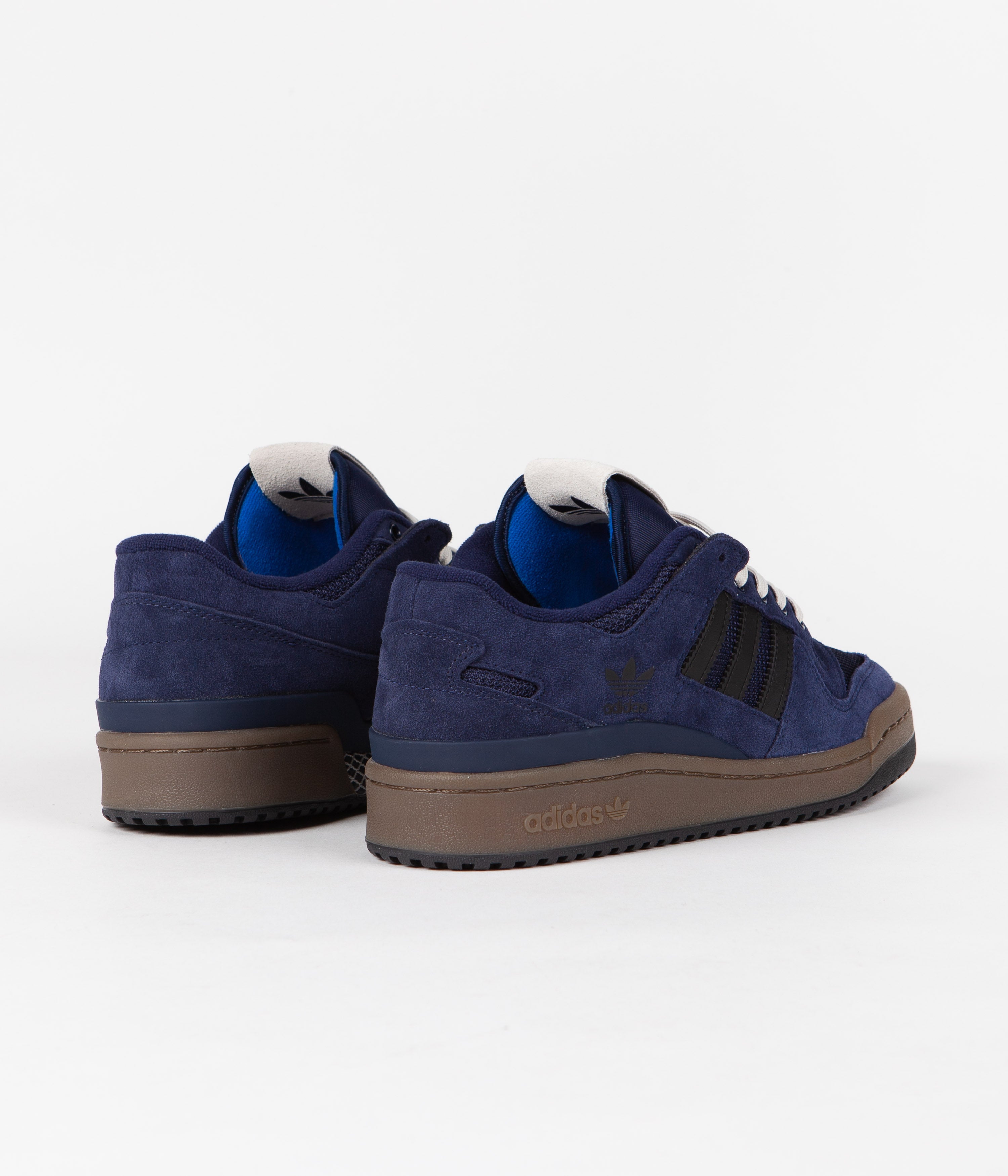 Adidas Forum 84 Low ADV Sneakers - Collegiate Navy/Core Black/Bluebird - Men's Retro Basketball Shoes for Streetwear & Casual Wear