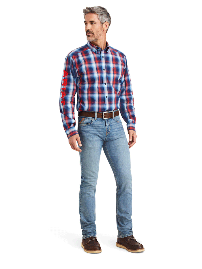Ariat Men's Modern Ramon Slim Leg Jean Gaviota - M8 Size | Durable & Comfortable Denim for Work, Casual Wear & Outdoor Activities
