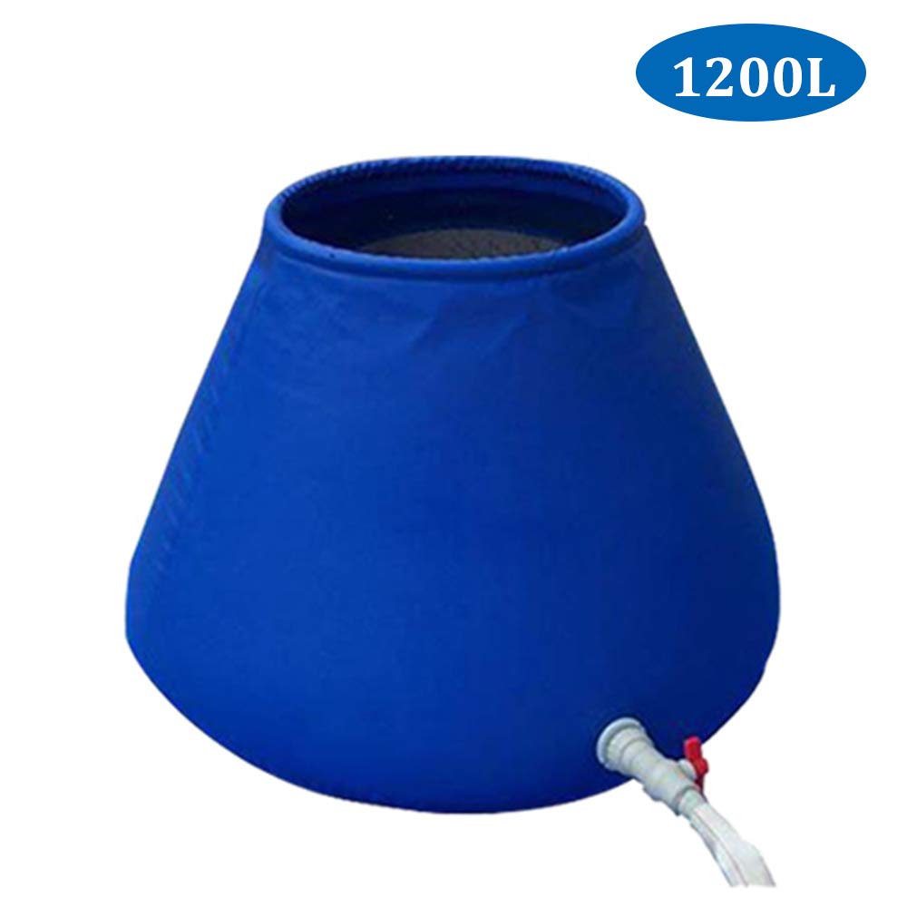 Portable Large Capacity Water Storage Tank - Foldable Emergency Water Bag with Faucet for Outdoor, Camping, Rainwater Collection, Agriculture & Disaster Preparedness | Durable Mobile Water Container for Hiking, RV, Emergency Survival Kits