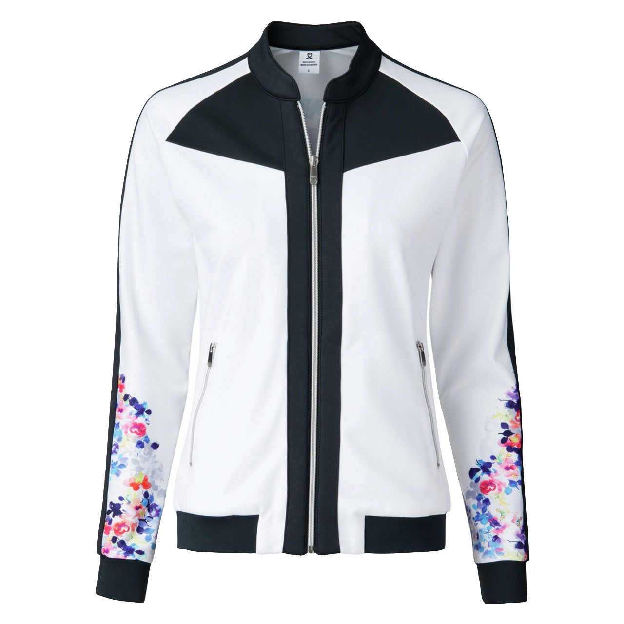 Women's White Sports Jacket - Lightweight Breathable Athletic Coat for Running, Gym & Outdoor Activities | Daily Wear & Active Lifestyle