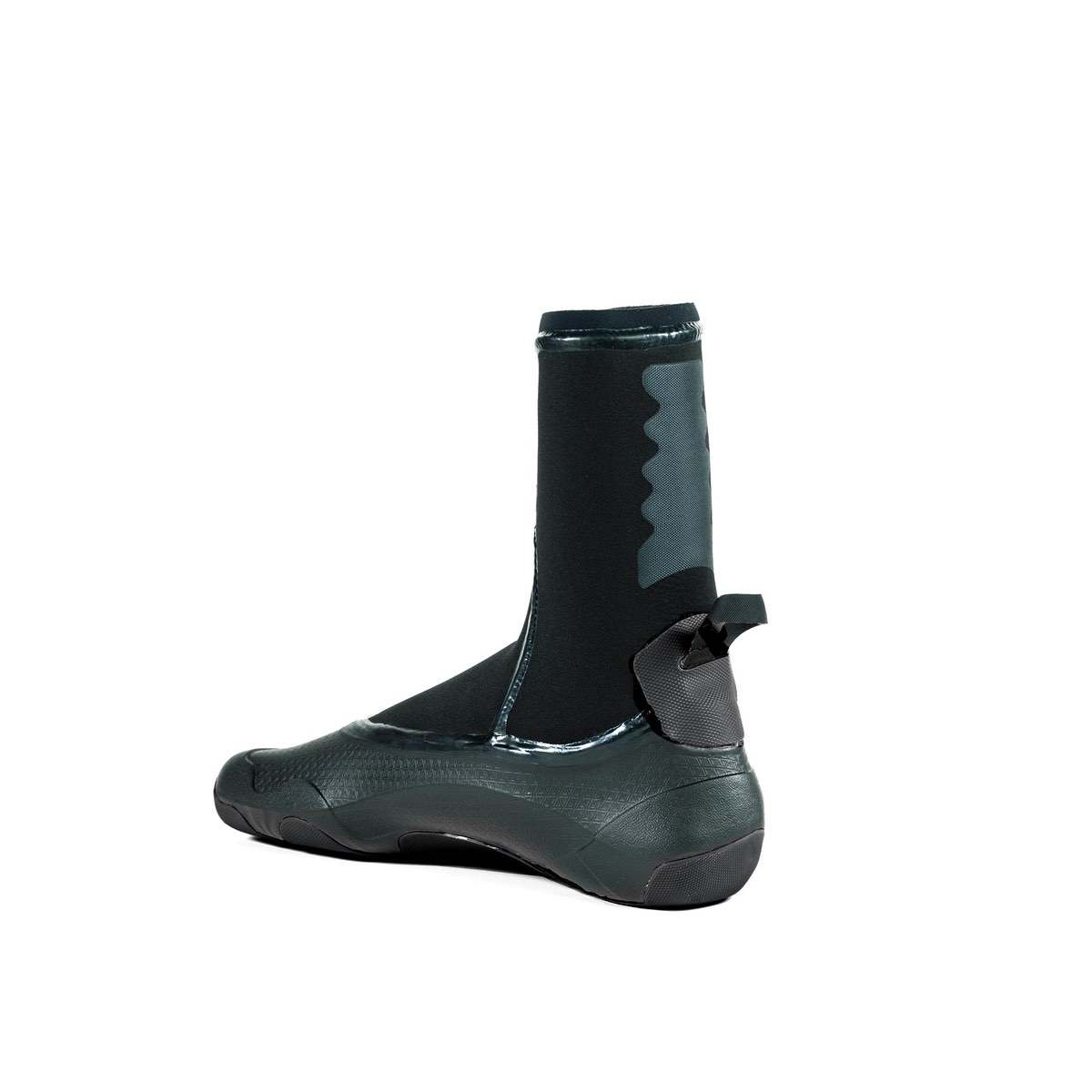 SOLITE Custom 2.0 8mm Neoprene Booties - Black/Red Scuba Diving Boots with 1mm Heat Booster Socks for Cold Water Diving & Water Sports
