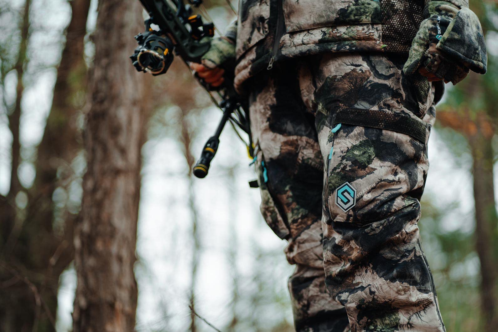 ScentLok Women’s Cold Blooded Hunting Pants - Camouflage Thermal Base Layer for Cold Weather Hunting & Outdoor Activities