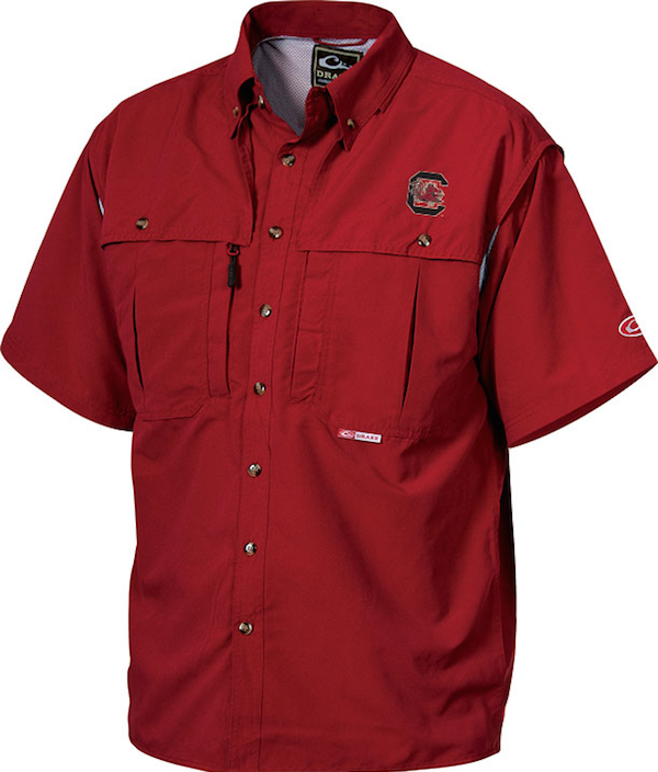South Carolina Wingshooter's Shirt Short Sleeve - Hunting & Outdoor Apparel for Men - Perfect for Upland Bird Hunting, Shooting Sports & Casual Wear