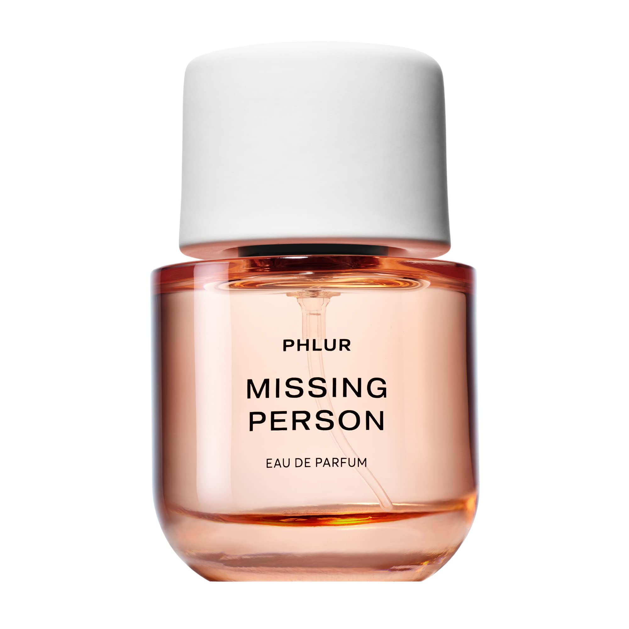 PHLUR Missing Person Eau de Parfum for Women & Men - 50mL Floral Musk Perfume with Bergamot, Orange & Sandalwood | Long-Lasting Unisex Fragrance for Date Night, Office & Special Occasions