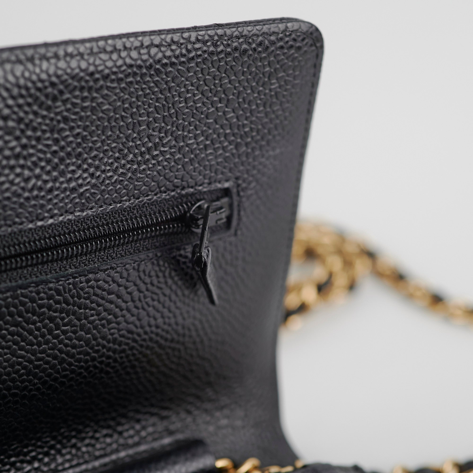 Chanel Caviar Wallet On Chain WOC Black Crossbody Bag - Luxury Designer Handbag for Women, Perfect for Evening Parties & Daily Use
