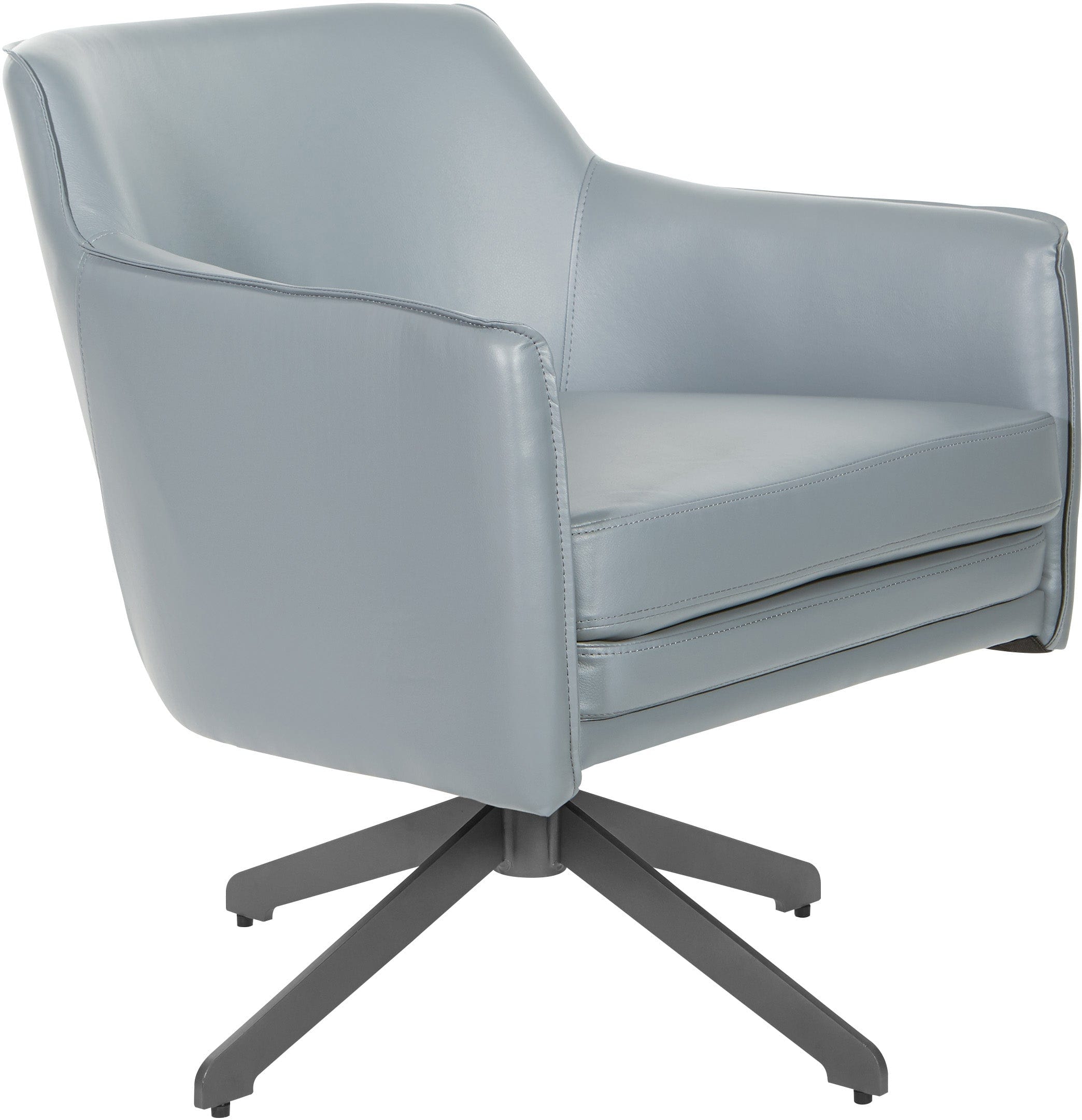 Office Star Faux Leather Guest Chair [FLH5974BK] - Ergonomic Office Chair for Home & Business, Comfortable Visitor Seating for Reception, Conference Rooms & Waiting Areas