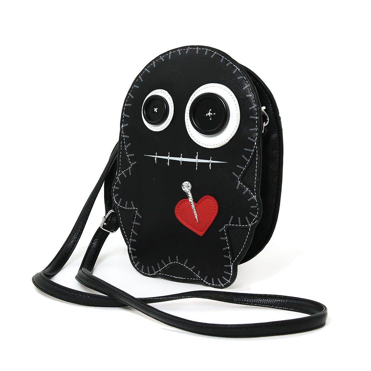 Voodoo Doll Crossbody Bag - Gothic Fashion Accessory for Parties & Halloween