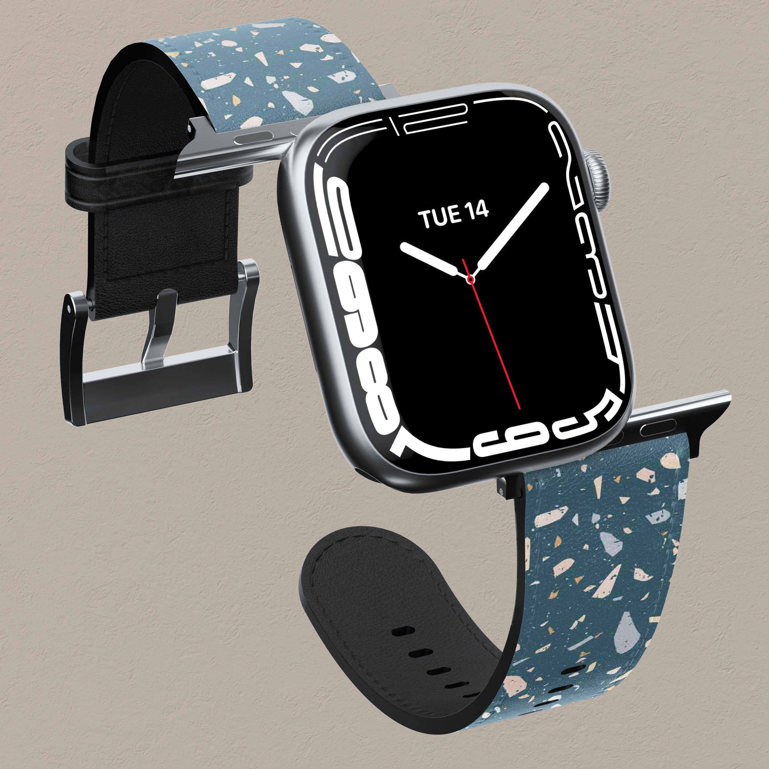 Terrazzo Pattern Apple Watch Band - Stylish & Durable Watch Strap for Women & Men - Perfect for Workouts, Office & Casual Wear