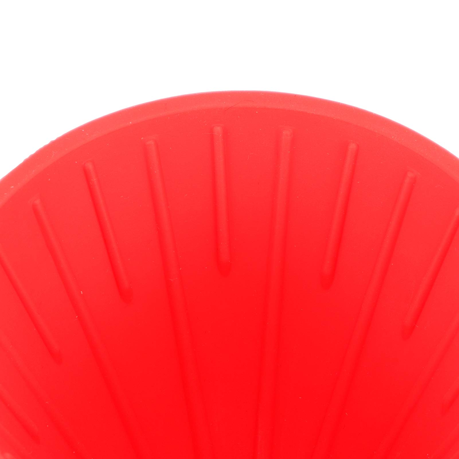 Premium Pwshymi Reusable Coffee Filter - Portable Dripper with Fine Mesh Strainer for Pour Over, Cold Brew & Espresso - Barista-Grade Coffee Machine Accessory (Red) - Perfect for Home, Office & Camping Use