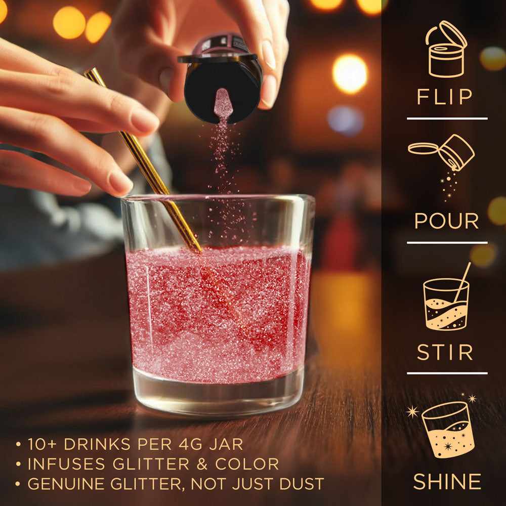 Christmas Glitter Brew Combo Pack A (4 PC Set) - DIY Slime & Craft Kit for Kids, Holiday Party Favors & Festive Decorations