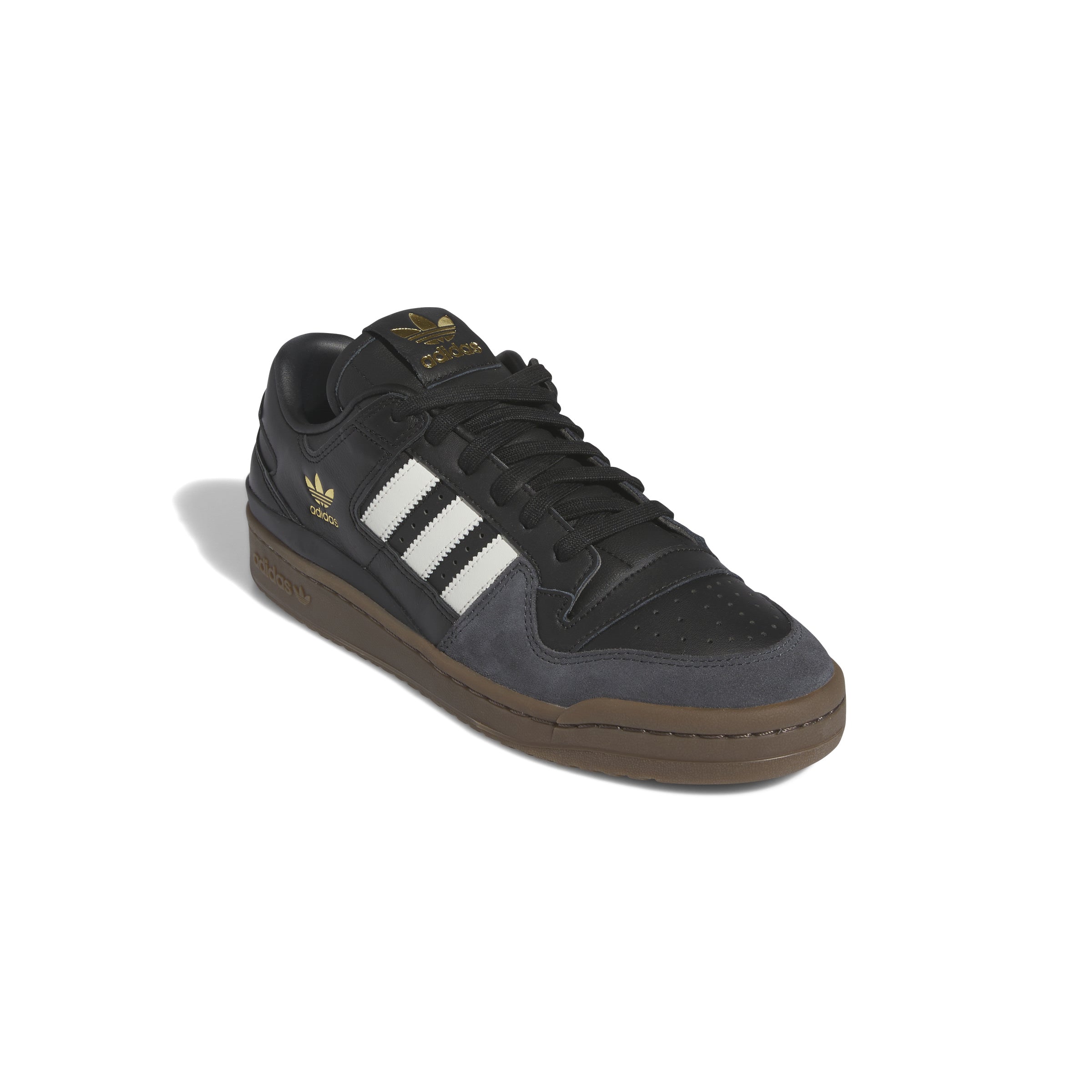 Forum 84 Low CL Sneakers - Core Black Ivory Gum - Men's Casual Shoes for Everyday Wear & Street Style