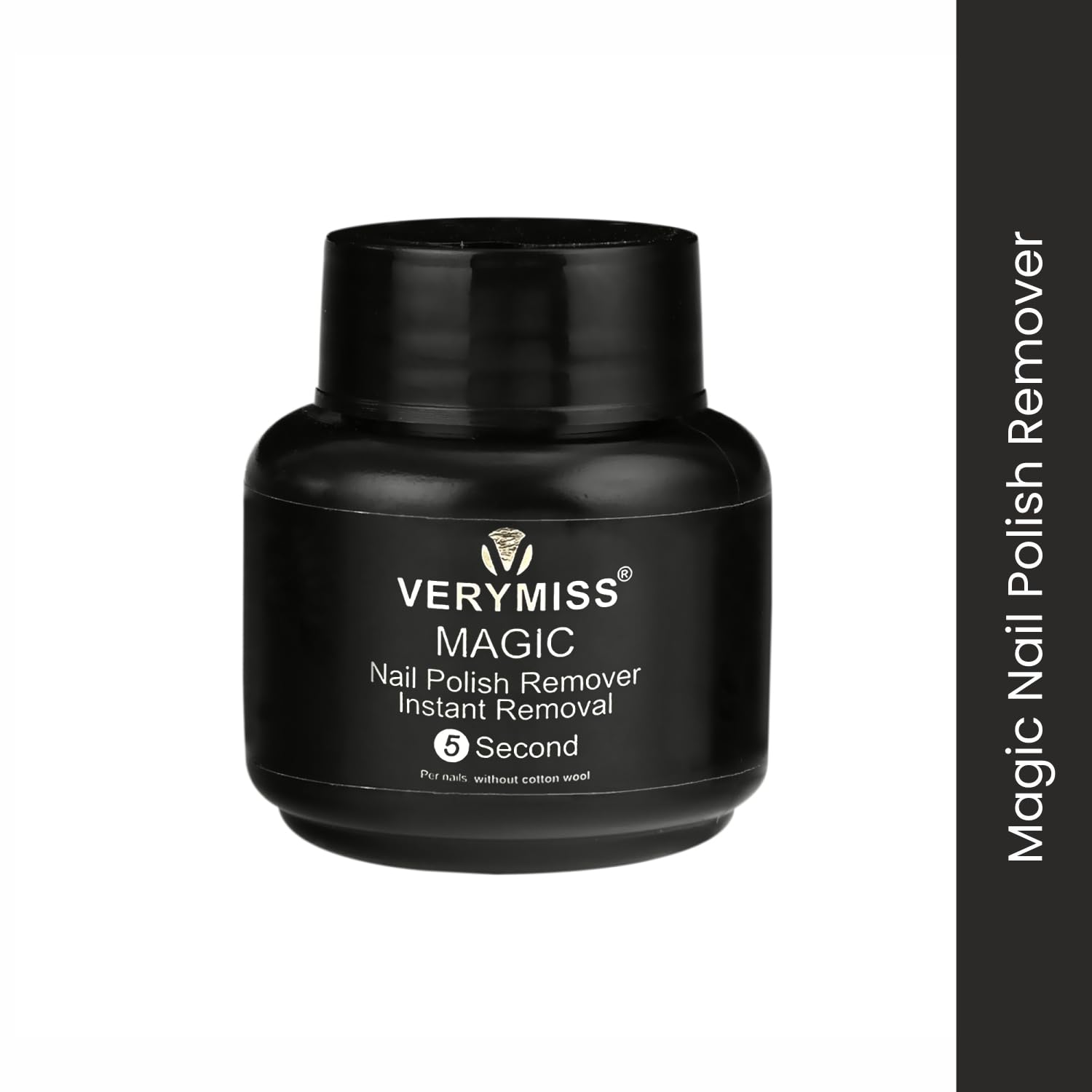 Verymiss Magic Nail Polish Remover - Quick & Easy Nail Polish Removal for Salon & Home Use | Gentle on Nails | Perfect for Manicures, Pedicures & DIY Nail Care