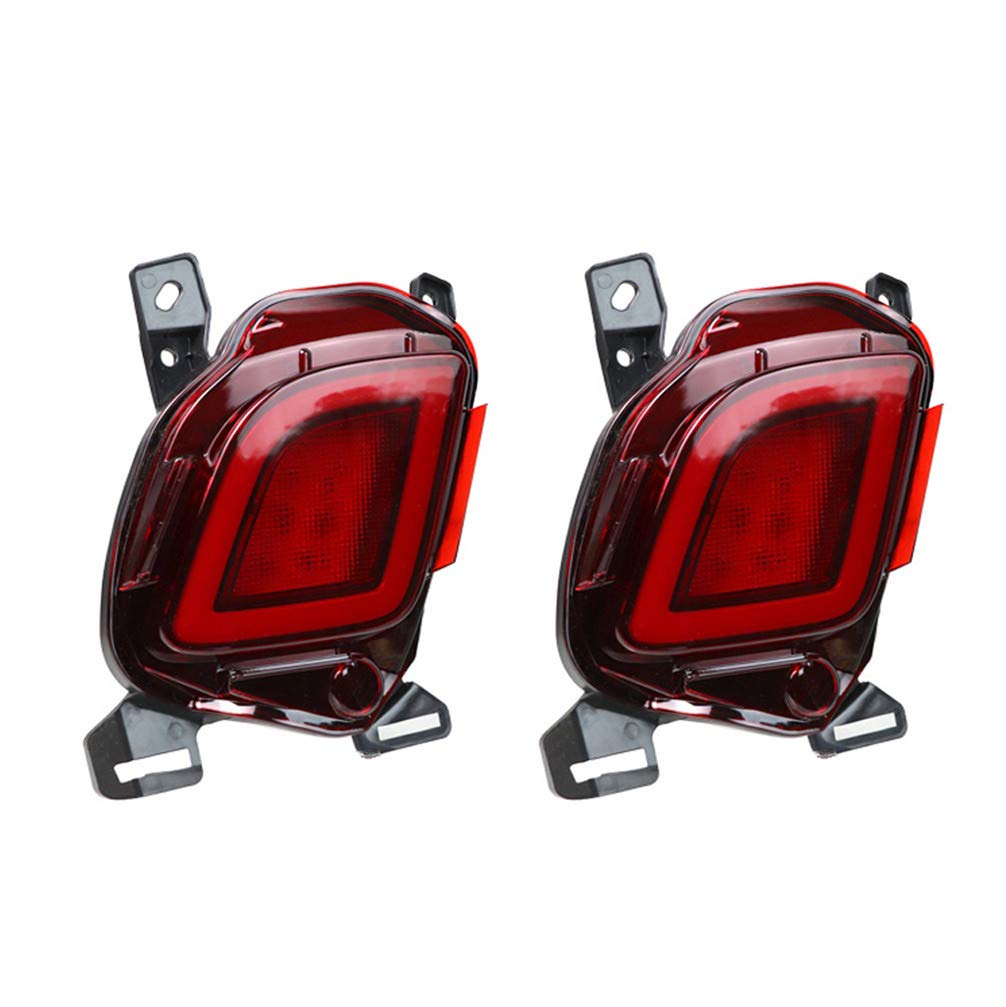 2014-2019 Toyota Highlander LED Tail Light Assembly - Super Bright Brake Lights, Turn Signals & Reverse Lamps | Durable Rear Bumper Reflector for Night Driving & Enhanced Safety