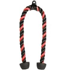 Harbinger 36-Inch Tricep Rope - Heavy Duty Cable Attachment for Gym Workouts, Arm Training & Strength Exercises - Perfect for Home Gym & Commercial Fitness Equipment