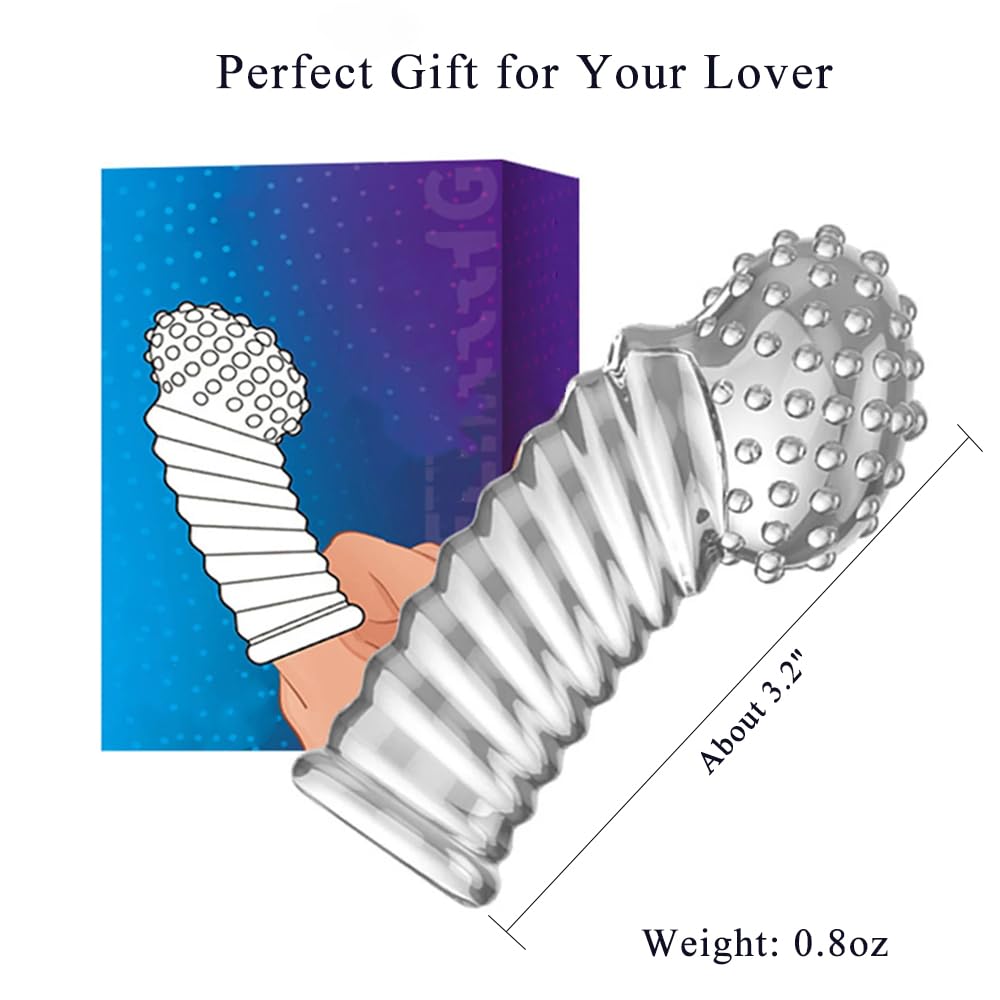 Reusable Finger Sleeve - G-Spot & Clitoral Stimulator for Women | Non-Vibrating Sex Toy Attachment | Couples & Solo Play | Enhance Intimacy & SM Flirting | Vaginal & Anal Stimulation Accessory | Perfect for Foreplay & Masturbation